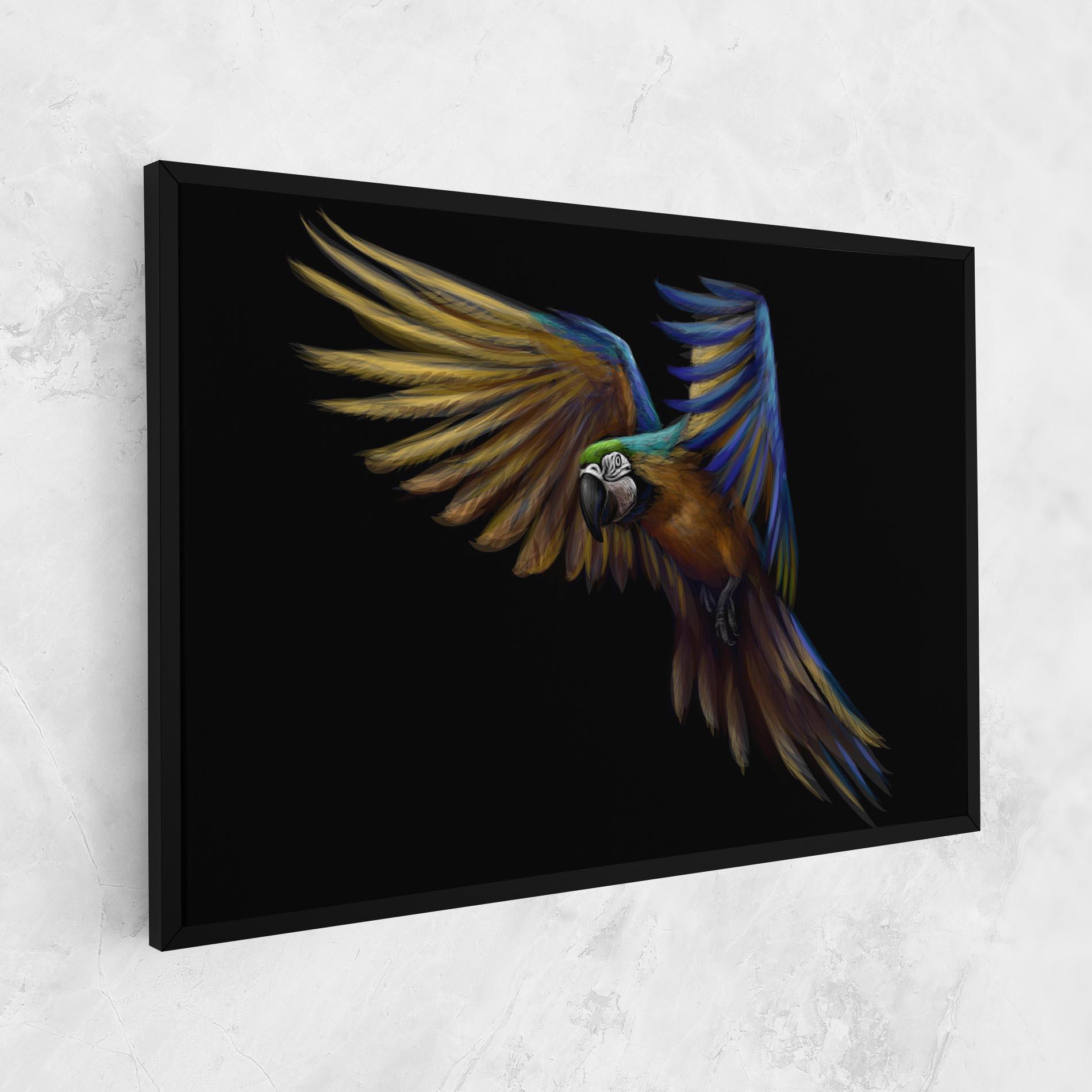 Leinwandbild Parrot Flying mockup 1