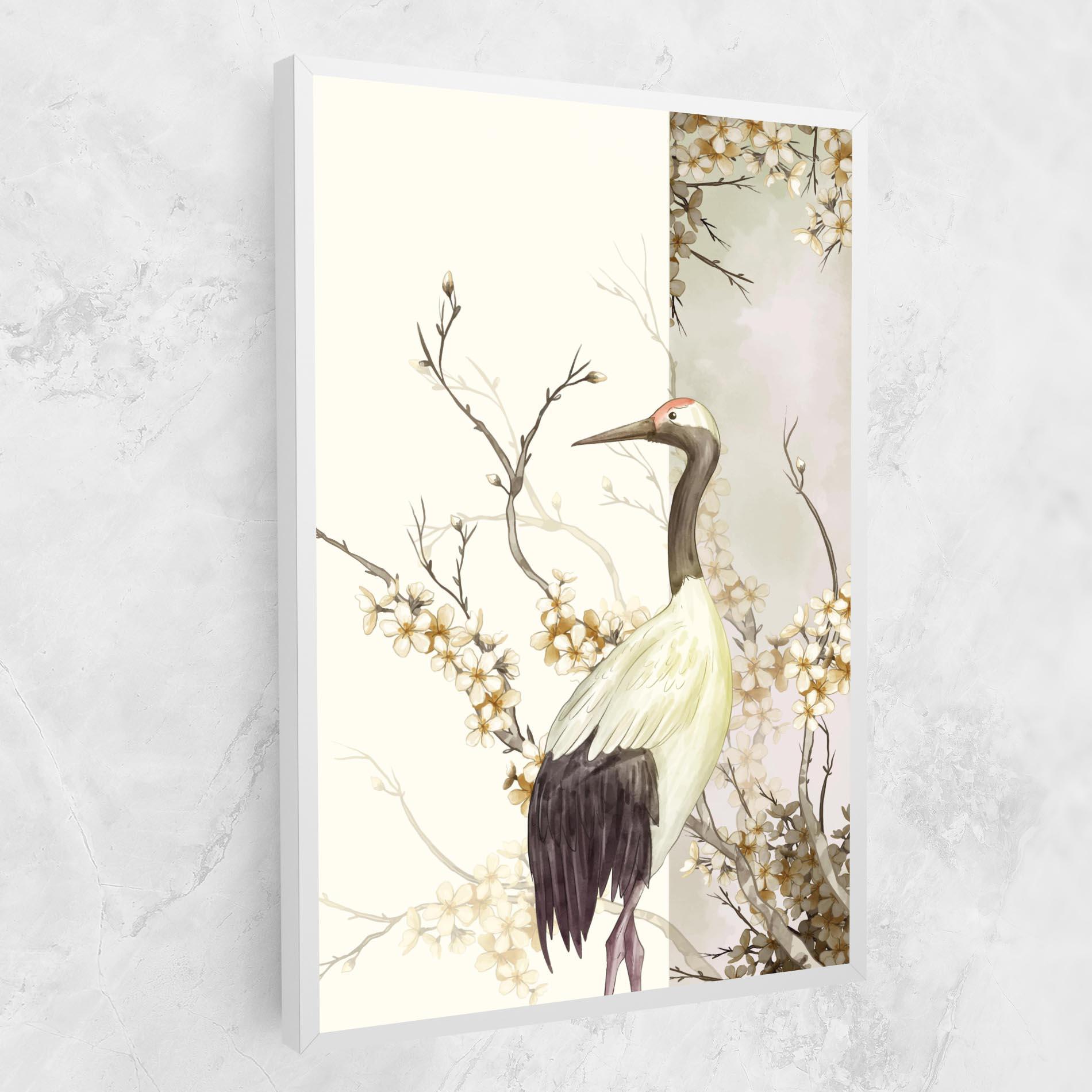 Leinwandbild Asian Bird mockup 1
