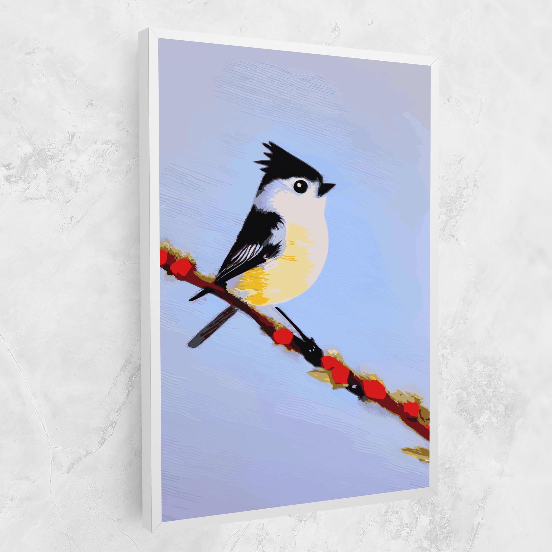 Leinwandbild Bird Painting mockup 1