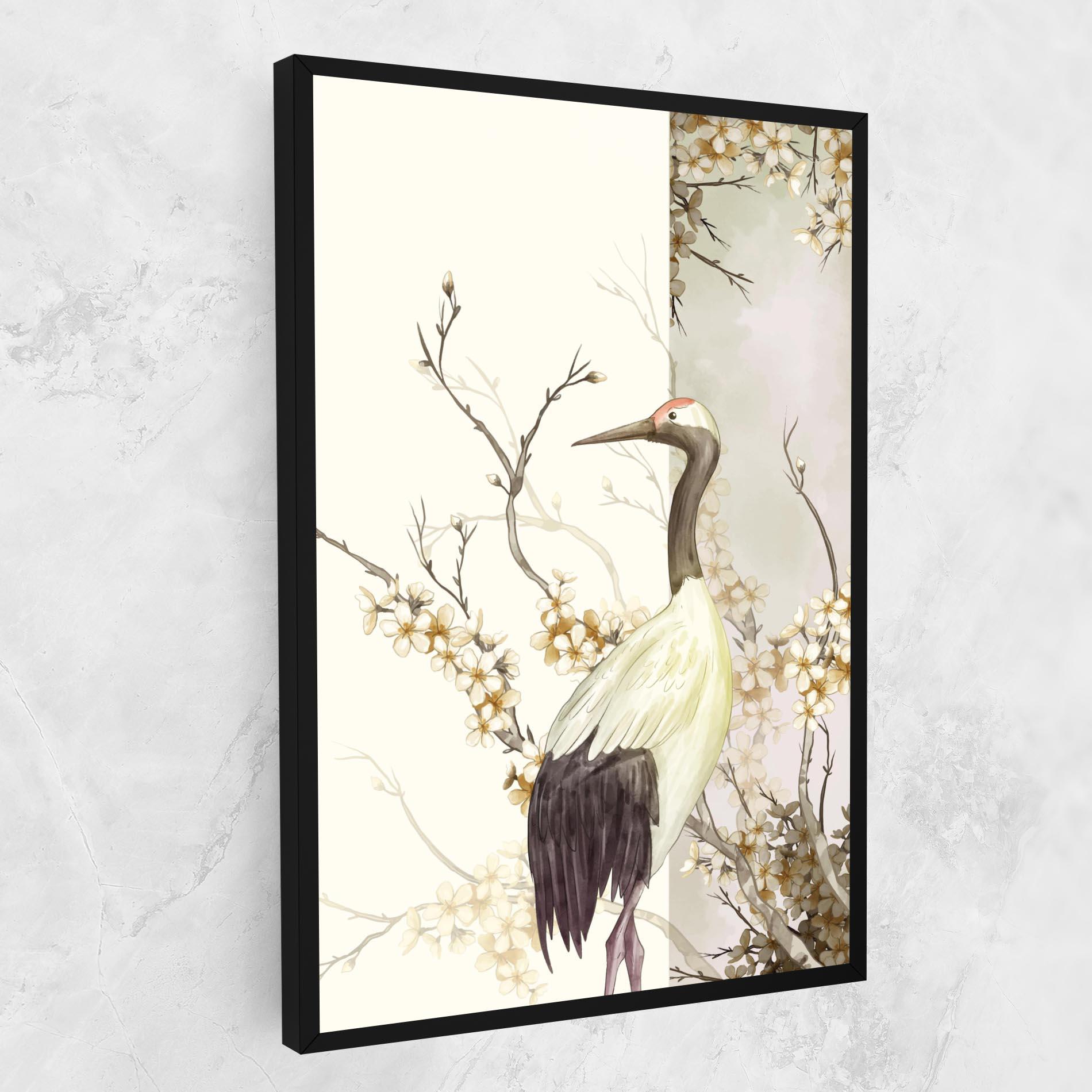 Leinwandbild Asian Bird mockup 1
