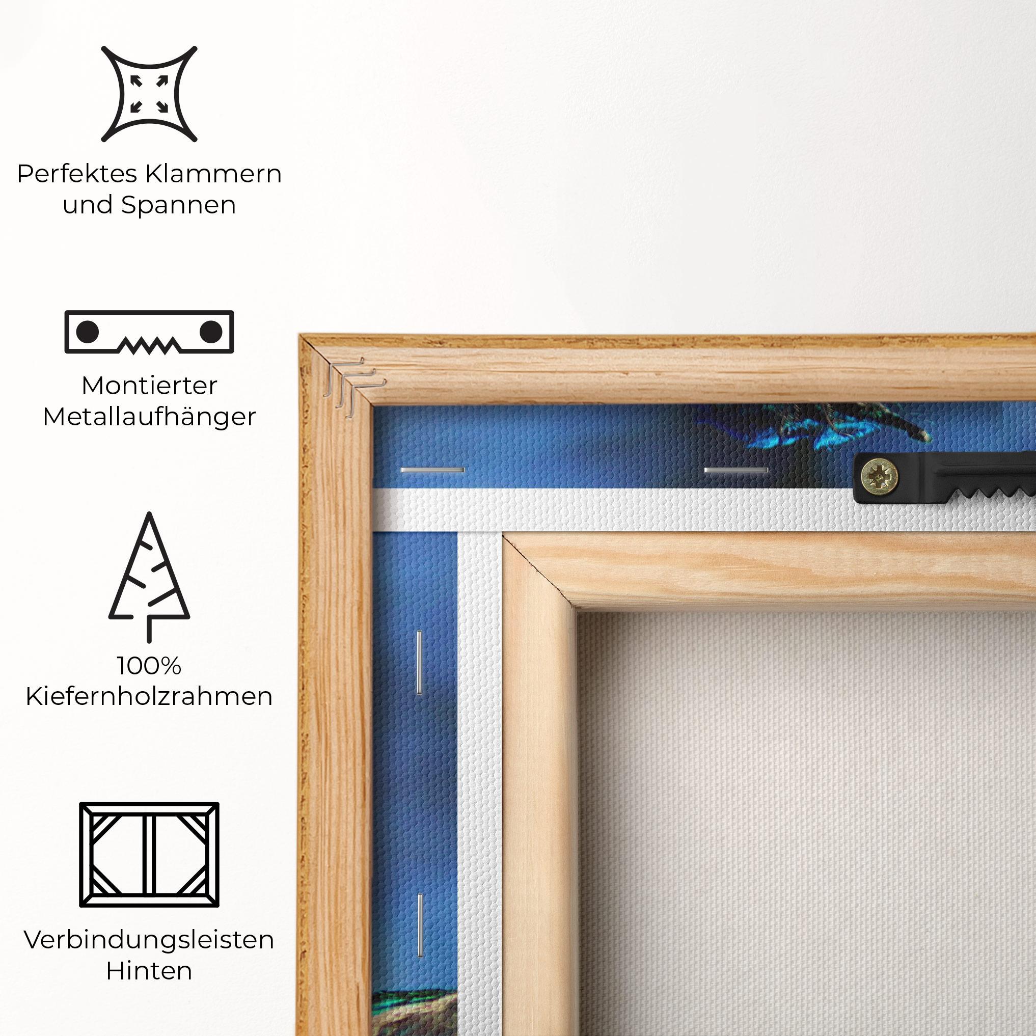 Leinwandbild Blue Bird mockup 5