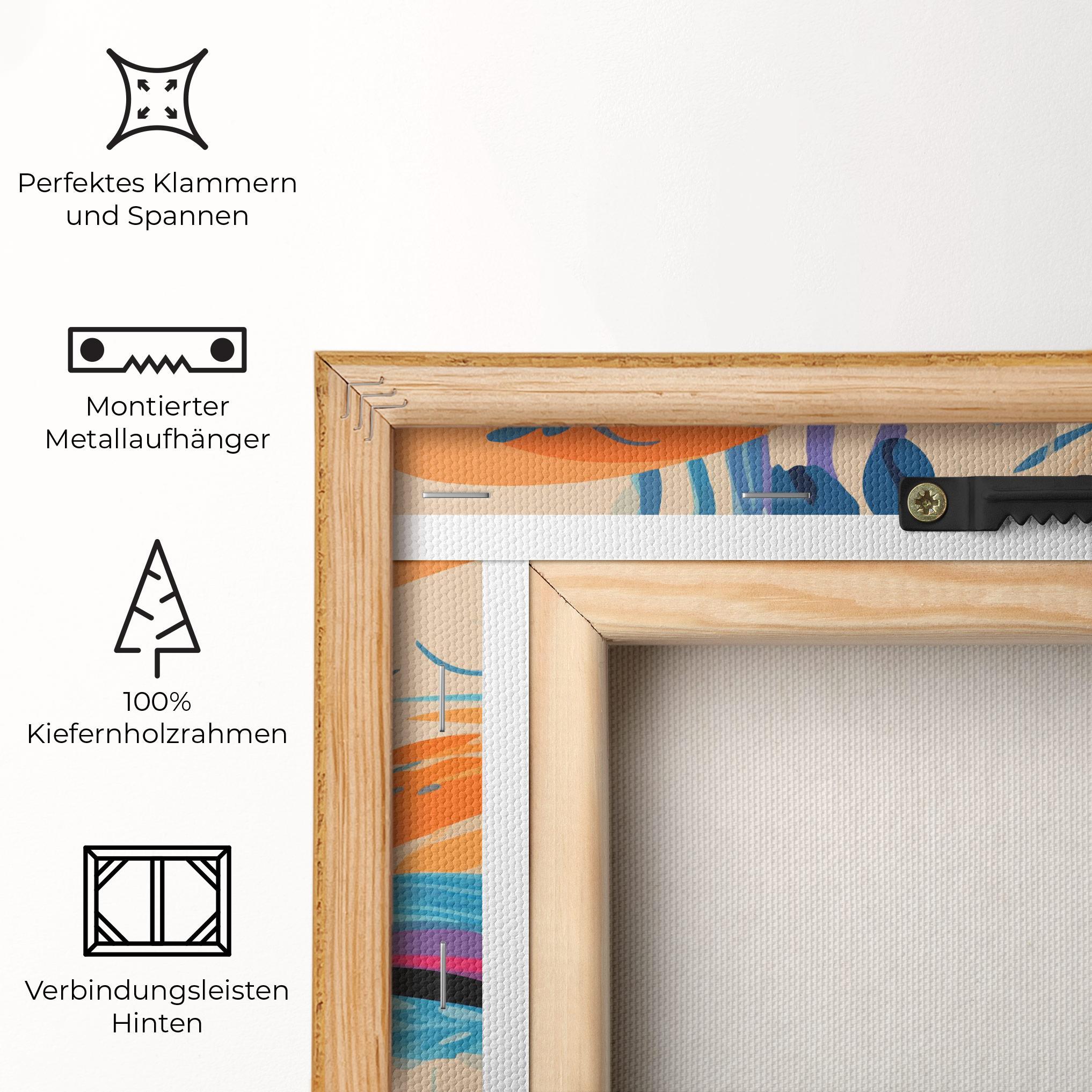 Leinwandbild Colorful Toucan mockup 5