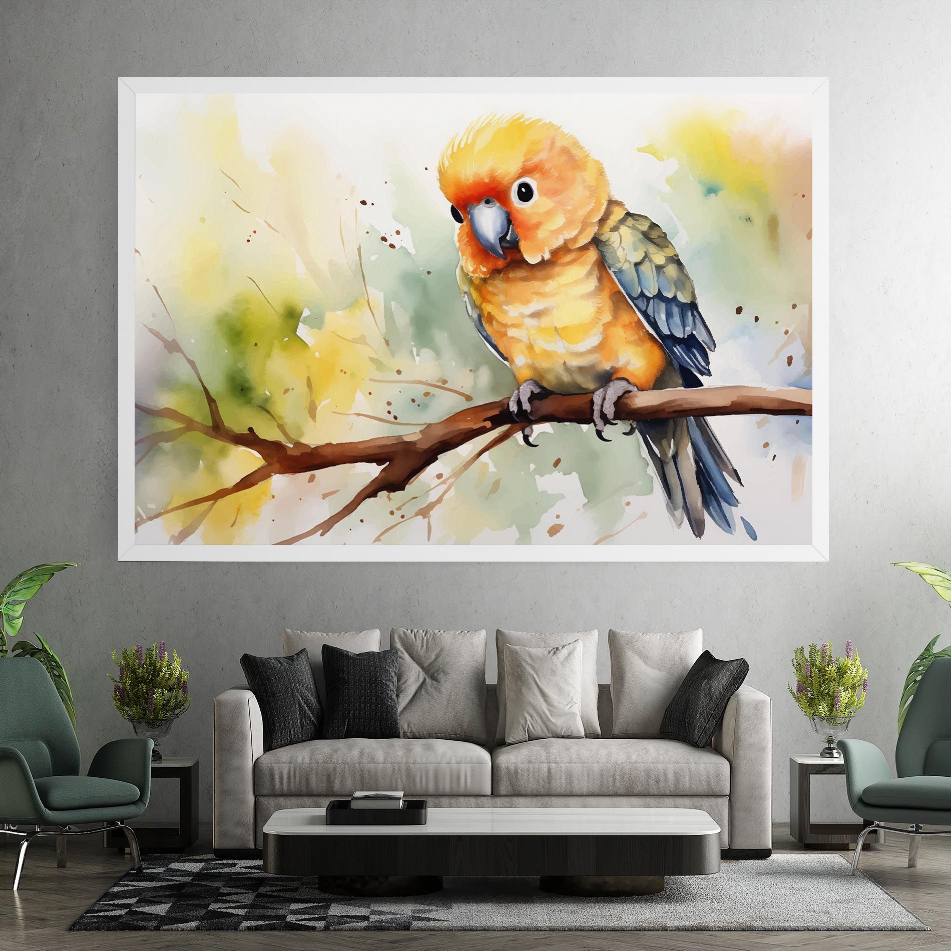 Cute Baby Parrot mockup 7