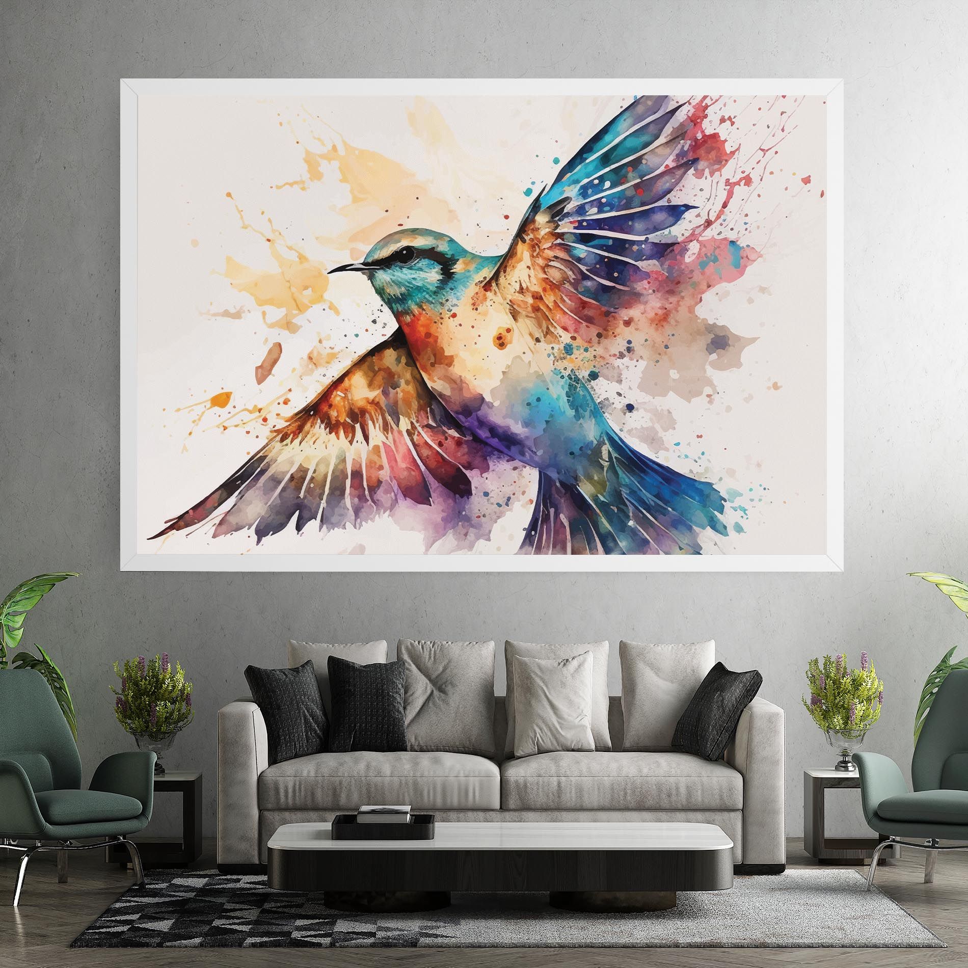Painted Wings Bird mockup 7