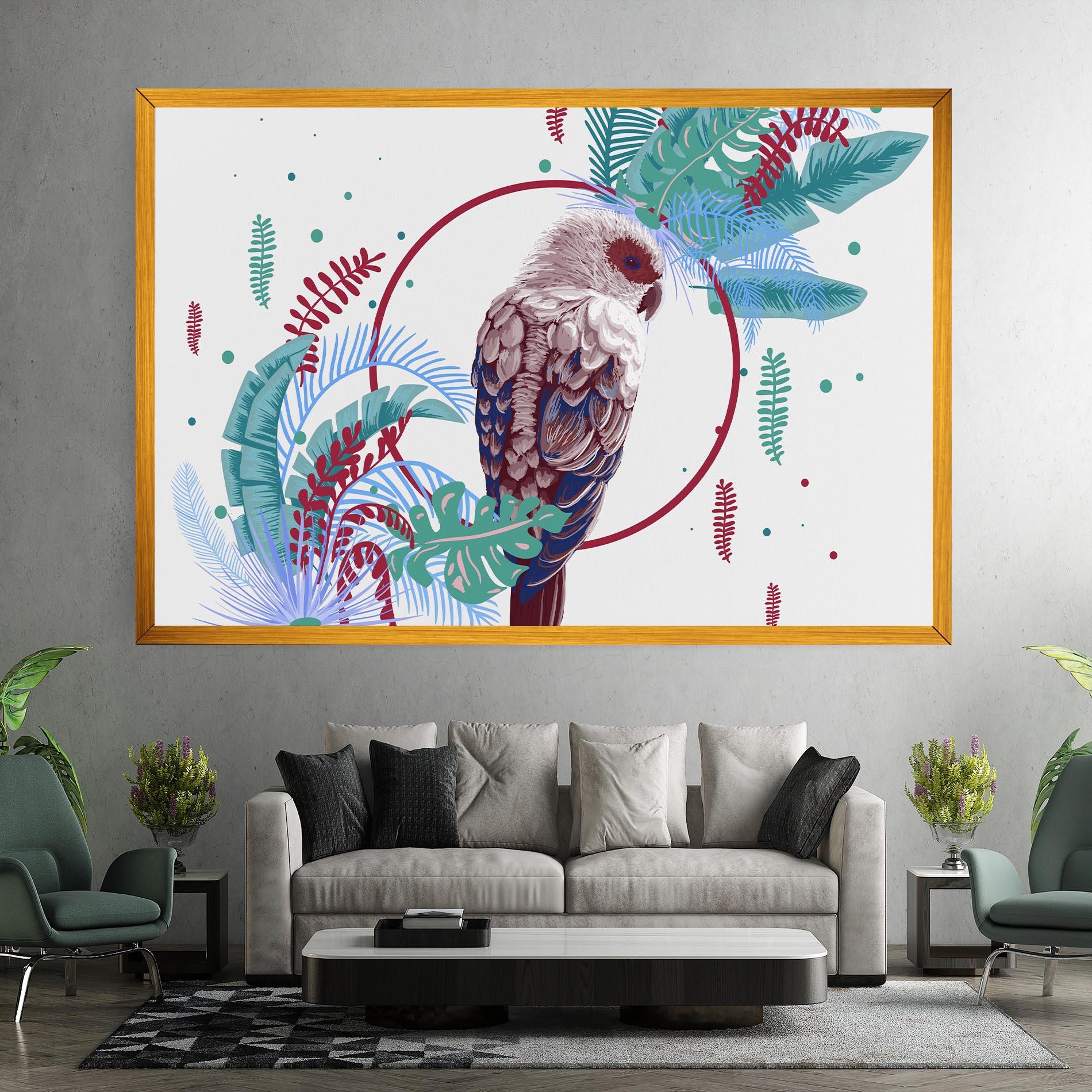 Leinwandbild Bright Bird mockup 7