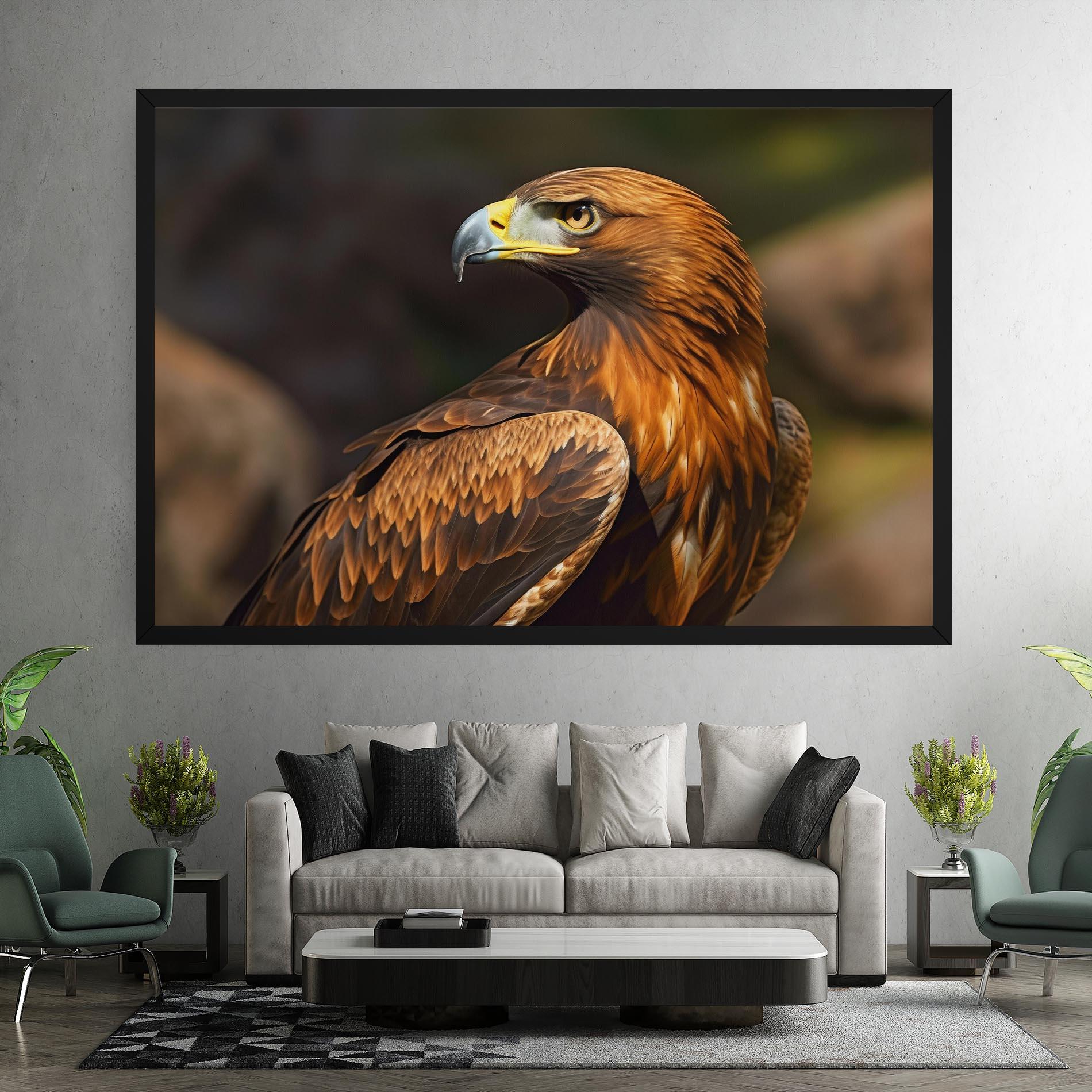 Leinwandbild Brown Eagle mockup 7