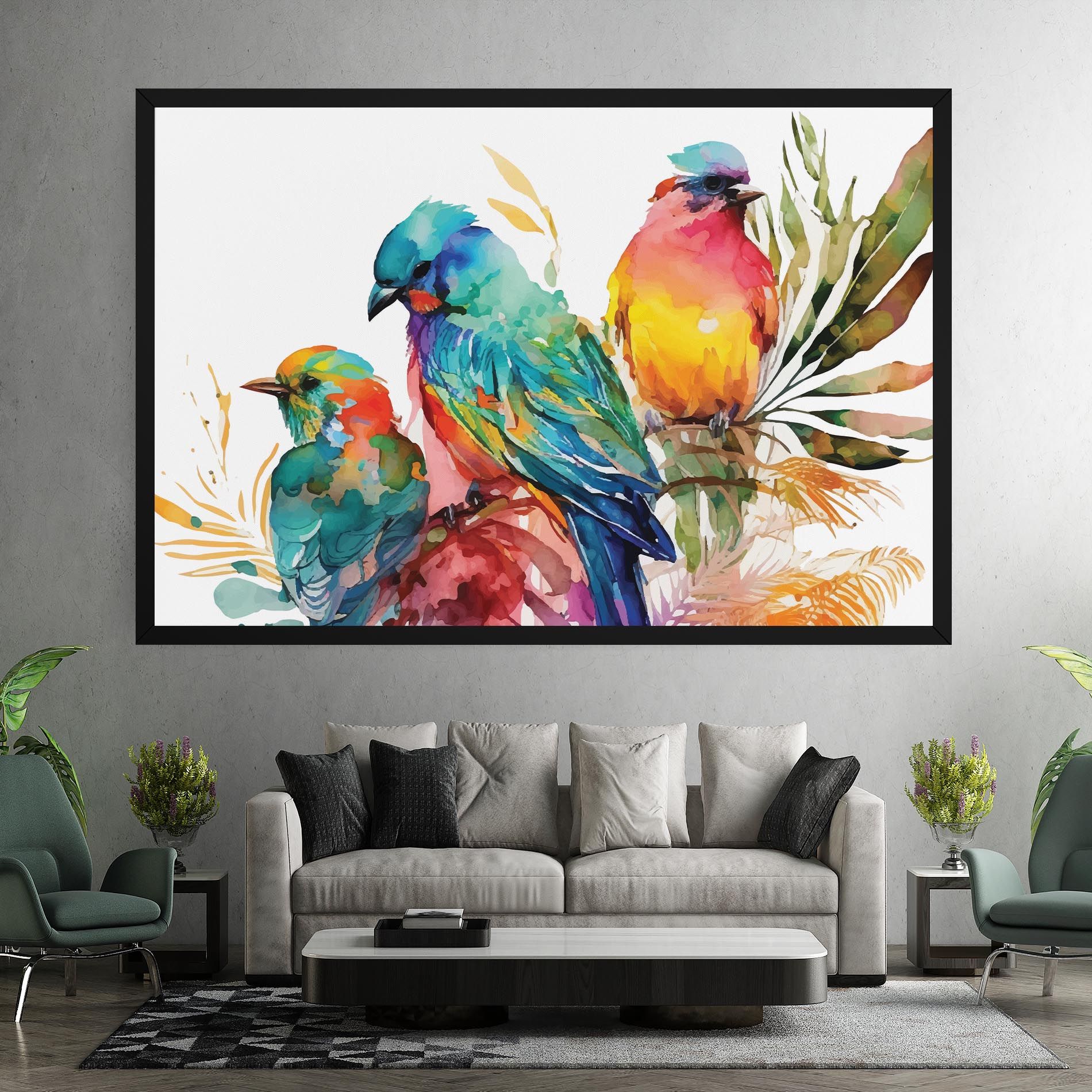 Colorful Birds mockup 7