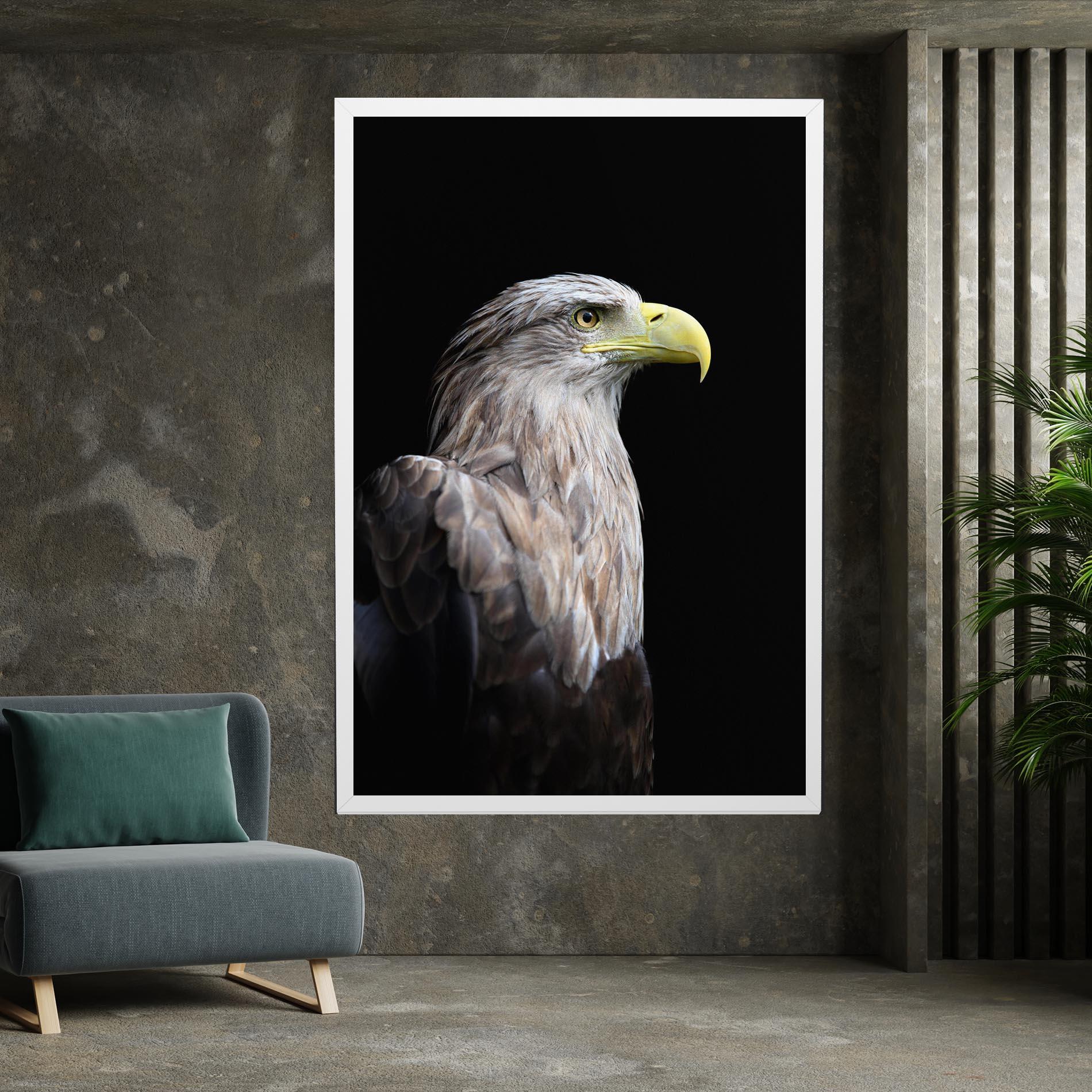 Leinwandbild Close Up Eagle mockup 7