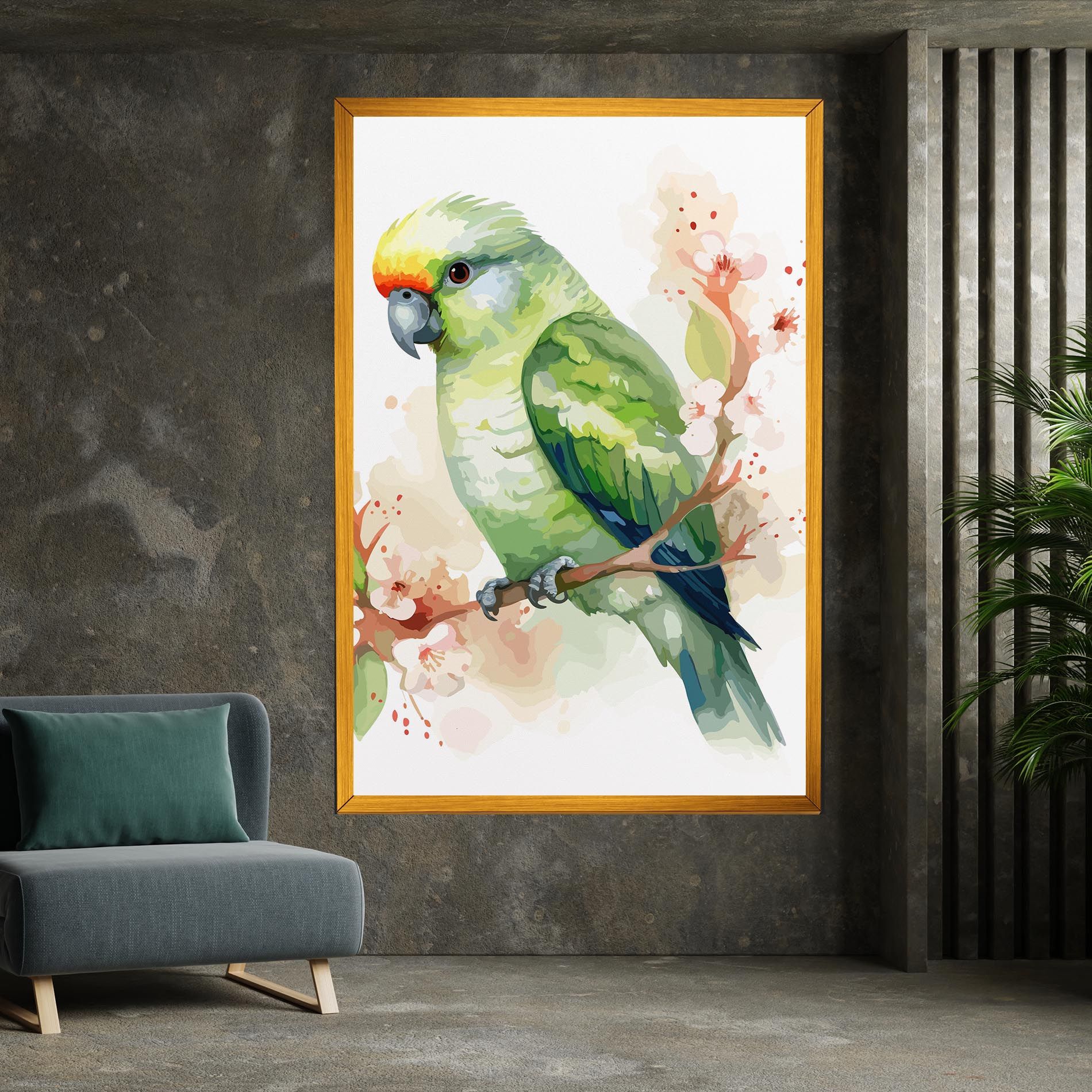 Pretty Green Parrot mockup 7