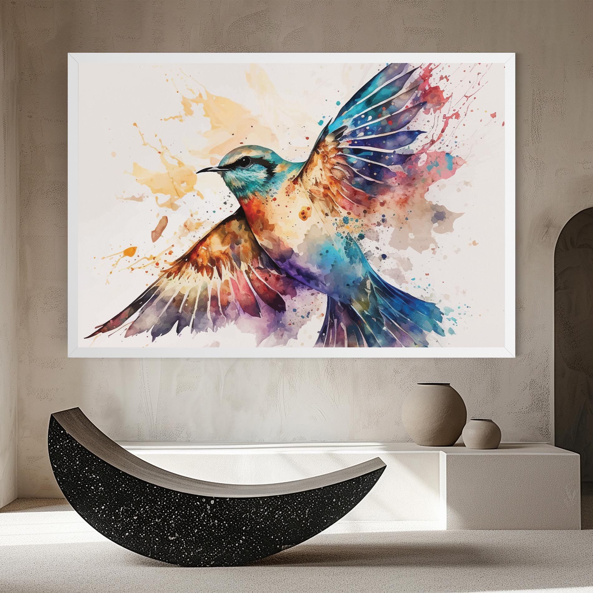 Painted Wings Bird mockup 8