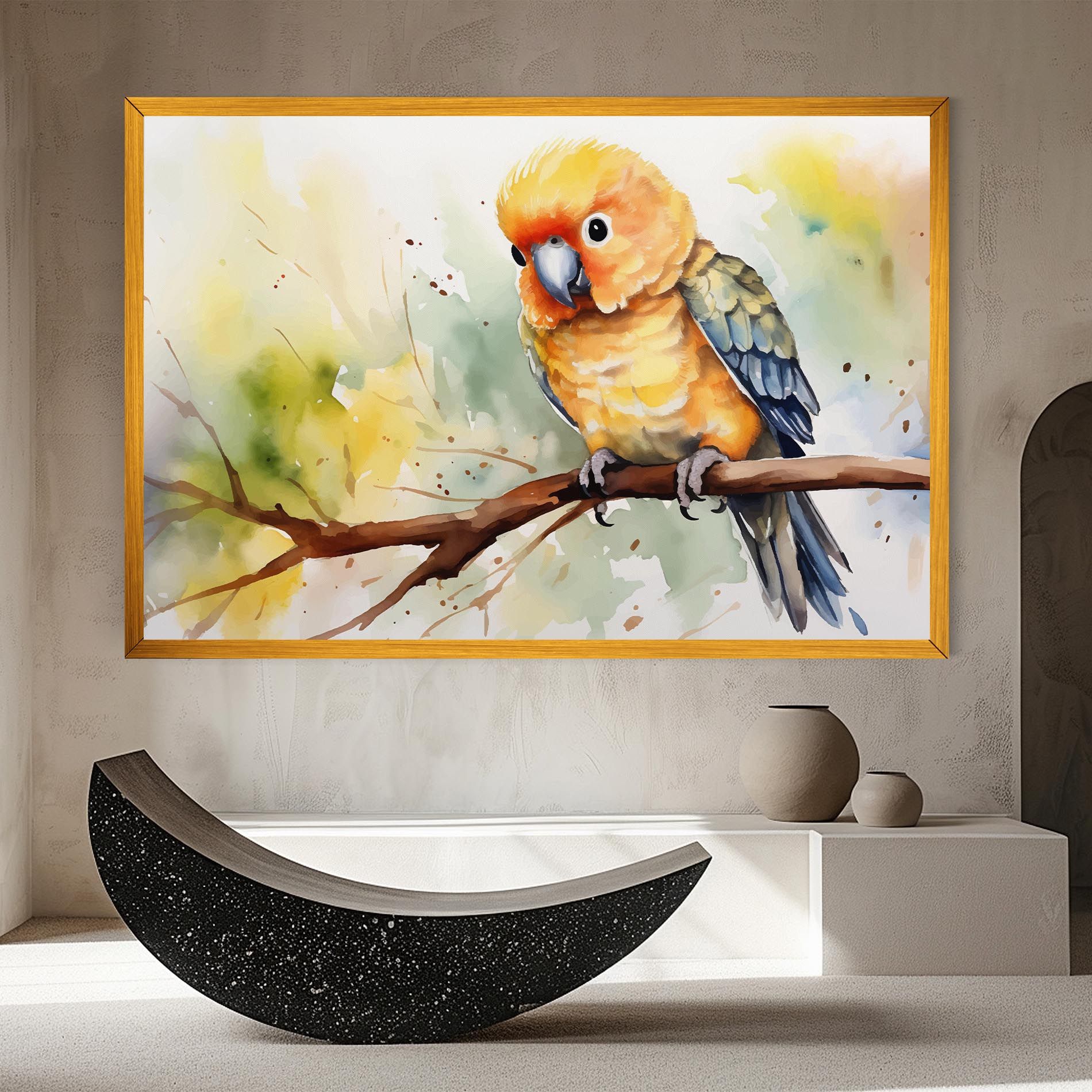 Cute Baby Parrot mockup 8