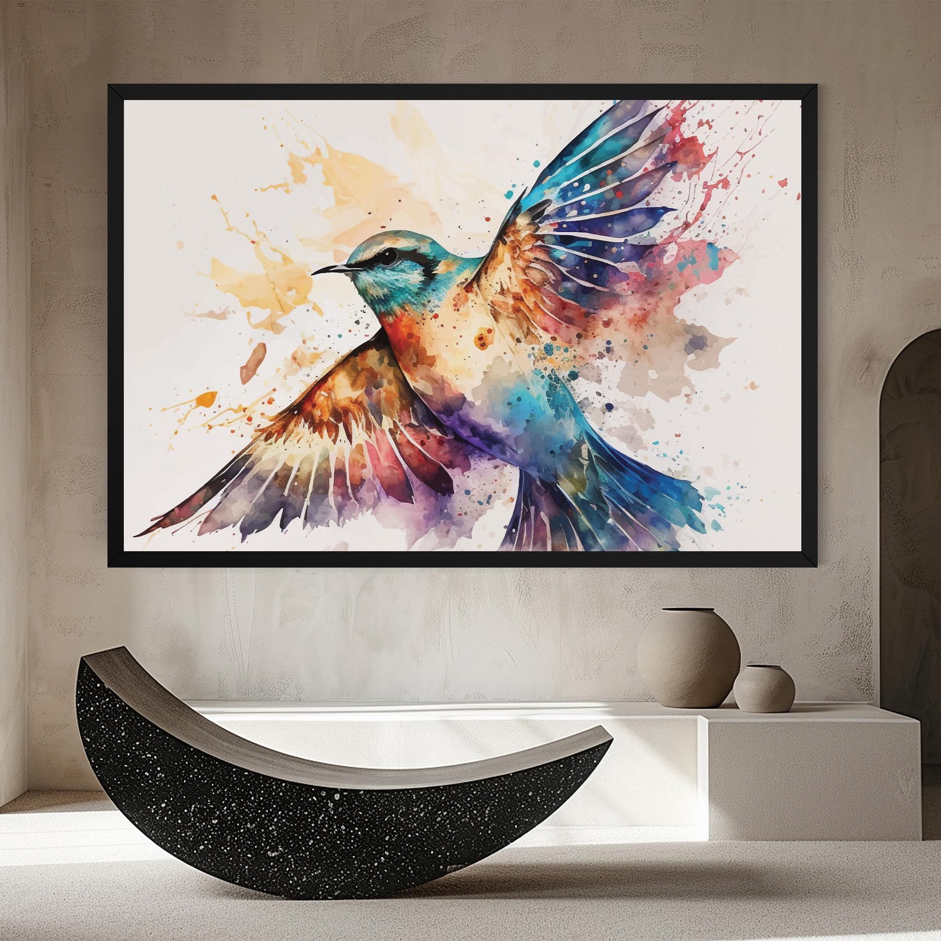 Painted Wings Bird mockup 8