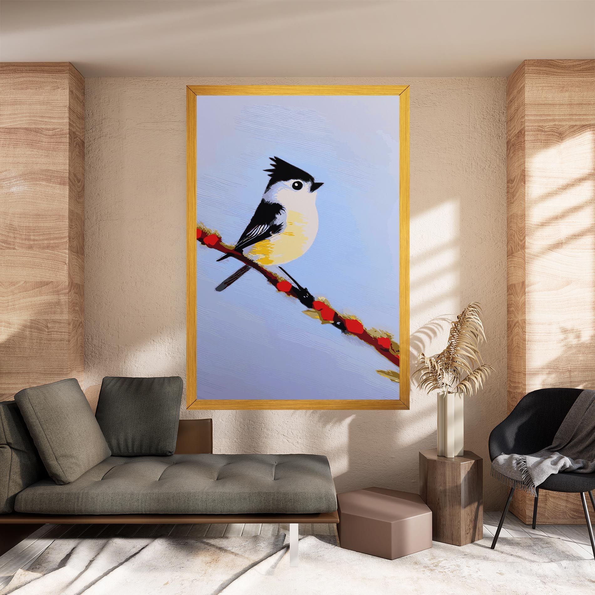 Bird Painting mockup 8