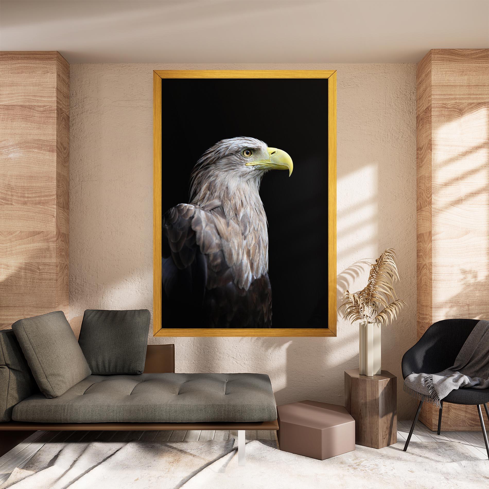Leinwandbild Close Up Eagle mockup 8