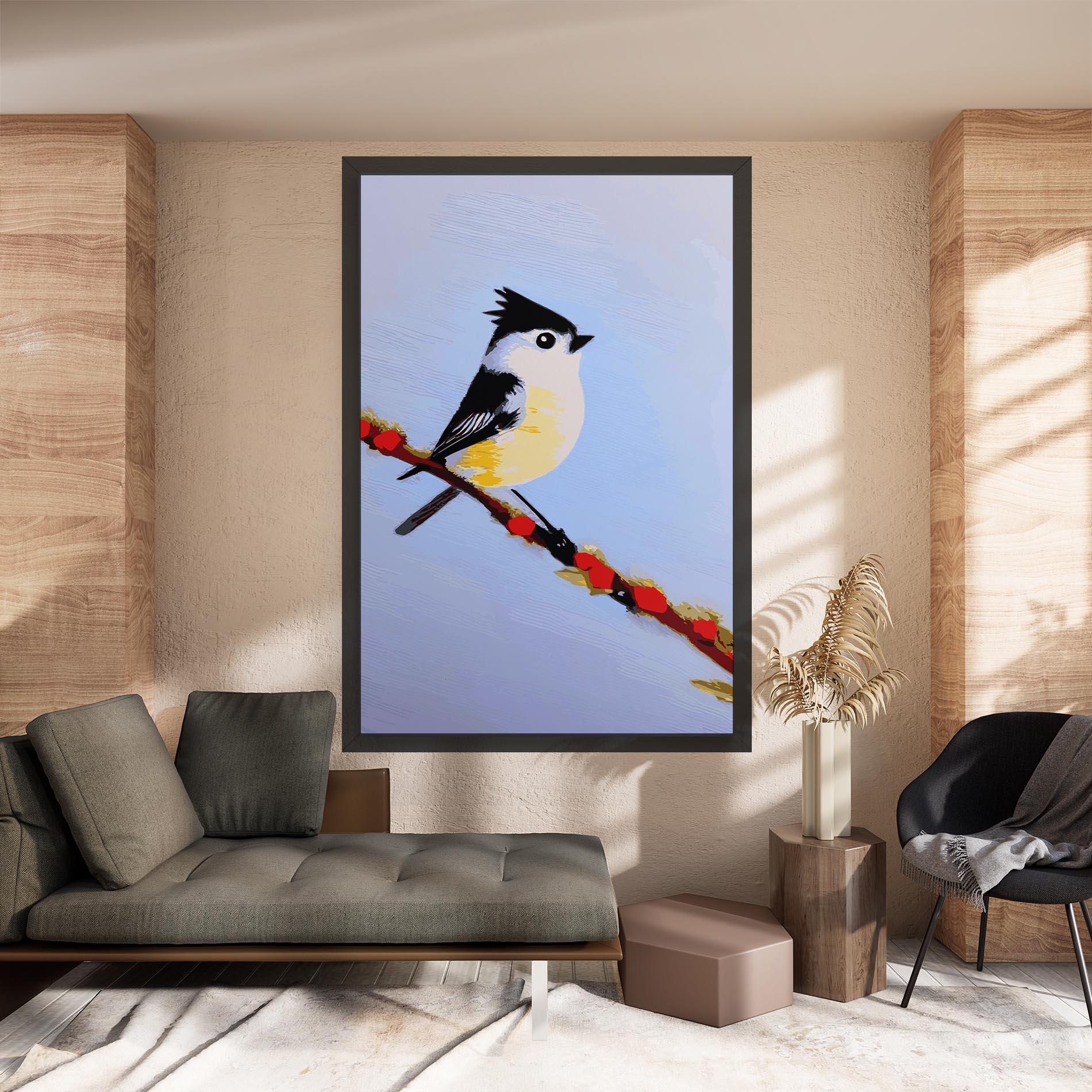 Leinwandbild Bird Painting mockup 8