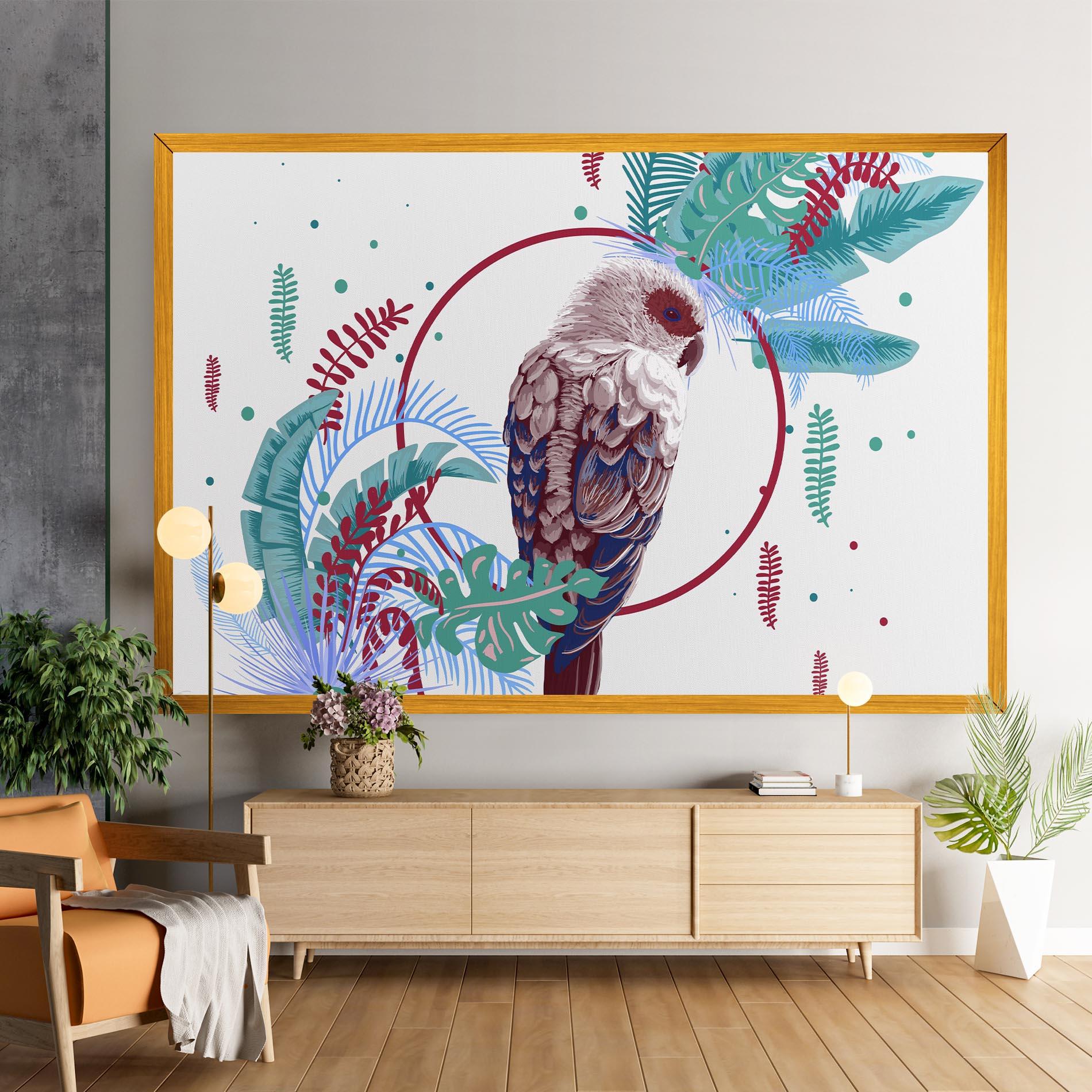 Leinwandbild Bright Bird mockup 9