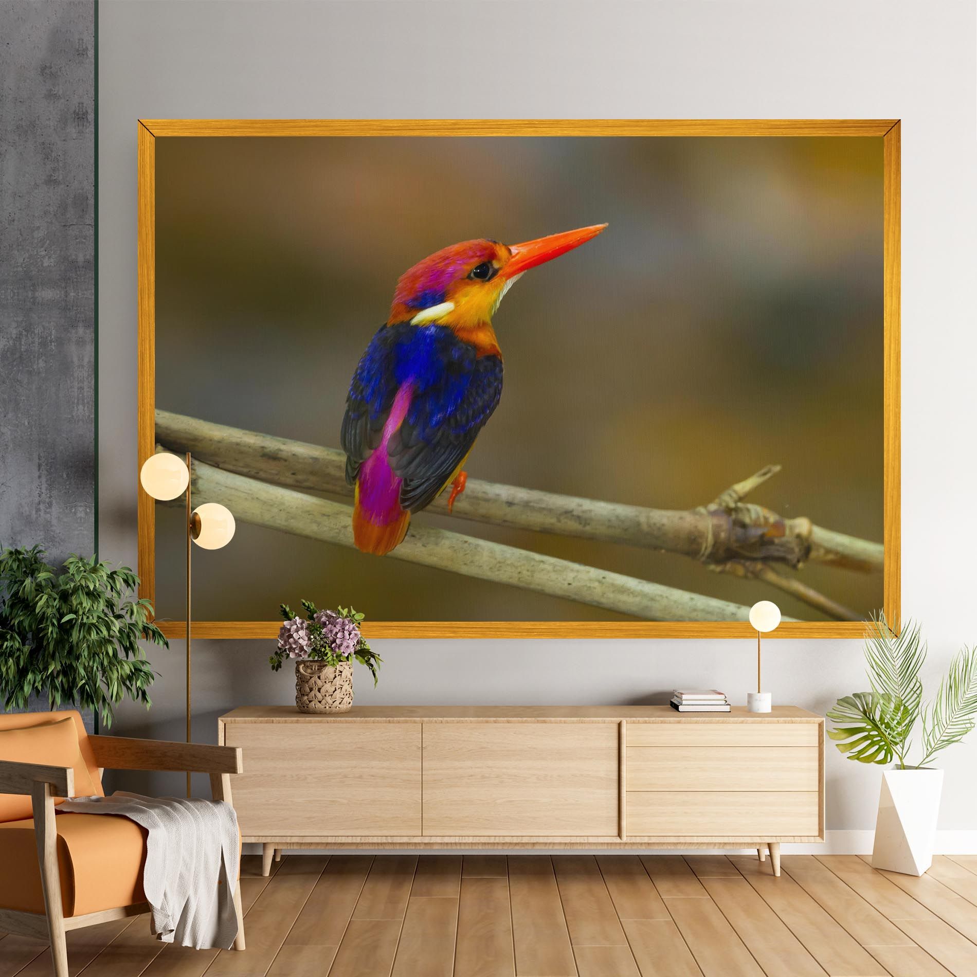 Colorful Bird mockup 9