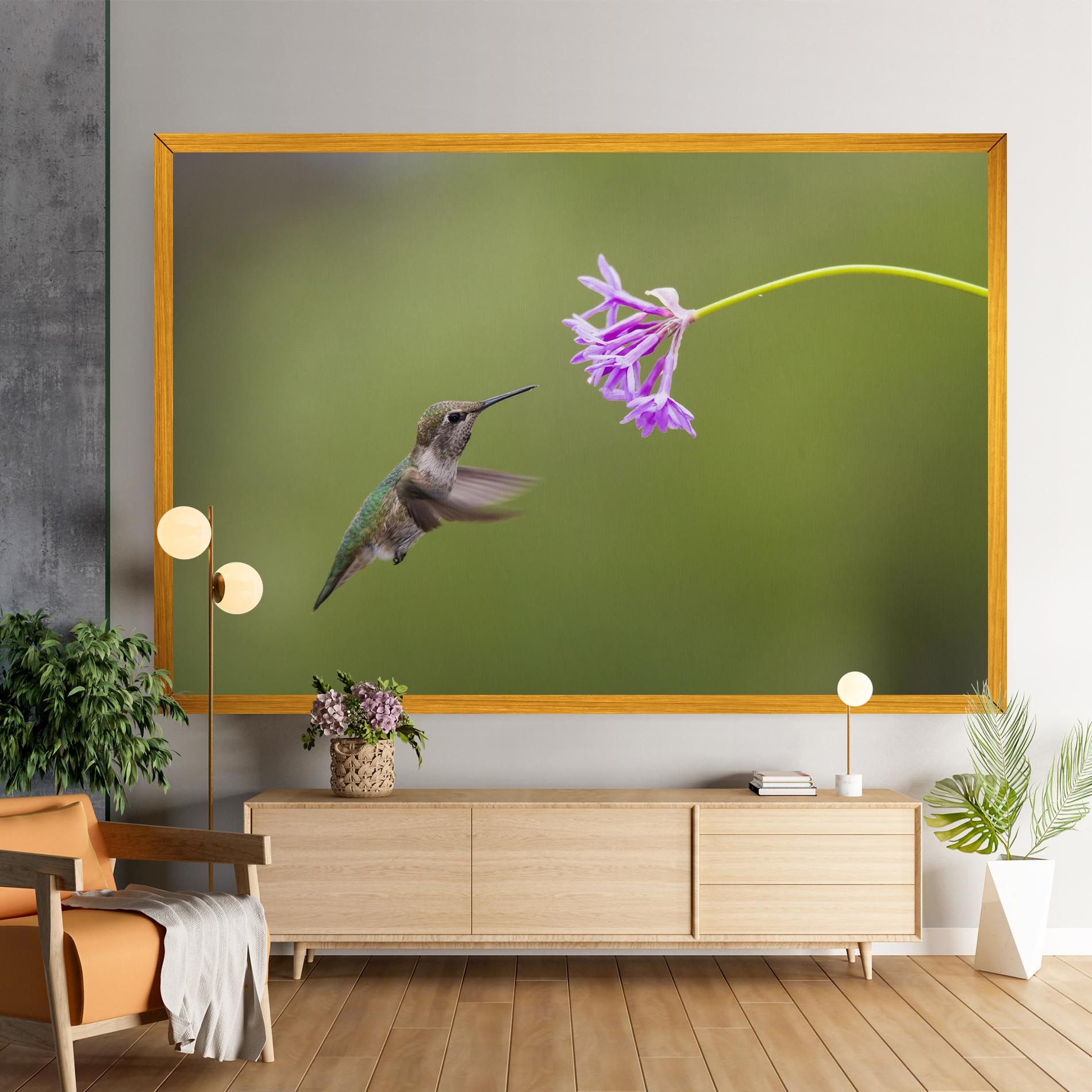 Cute Hummingbird mockup 9