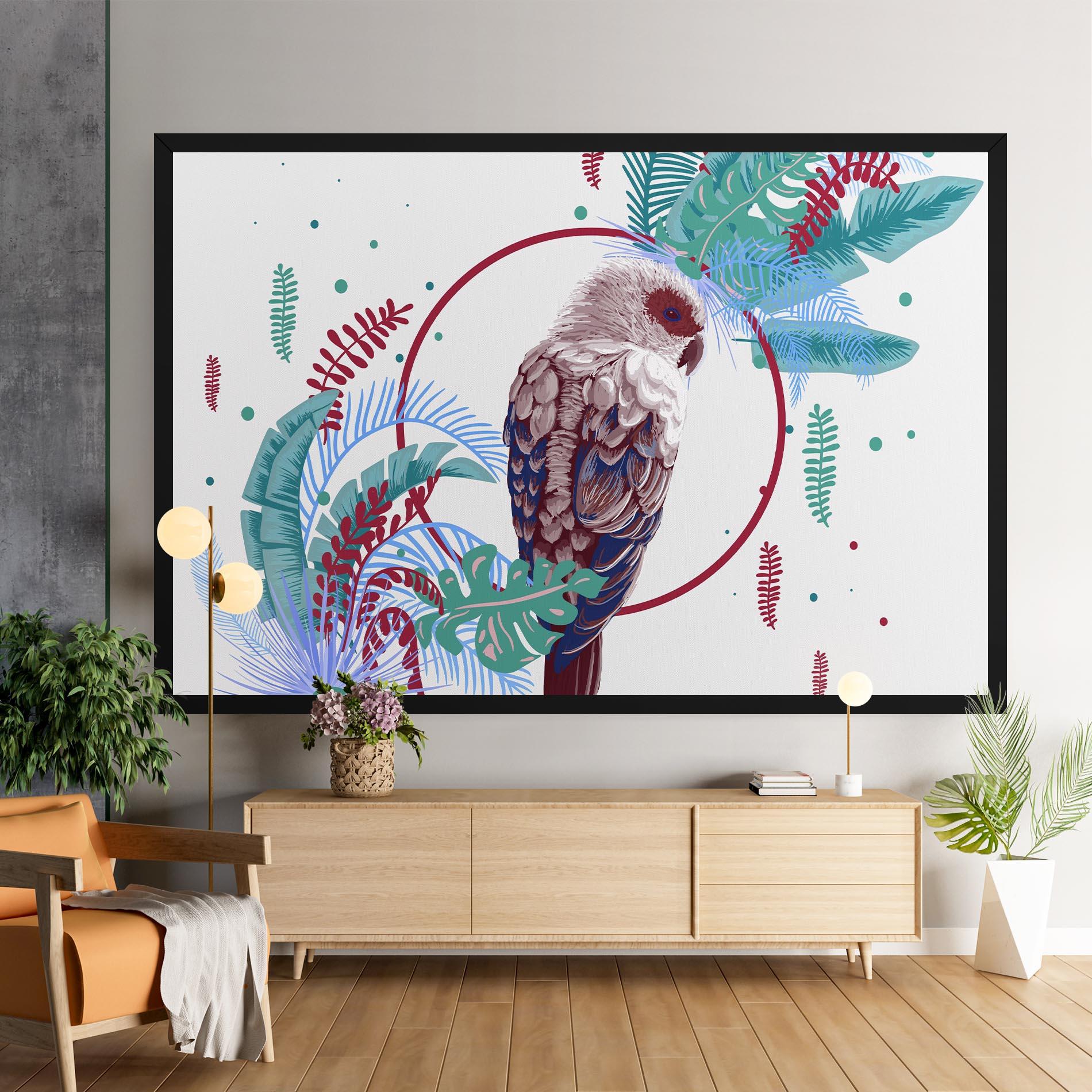 Leinwandbild Bright Bird mockup 9