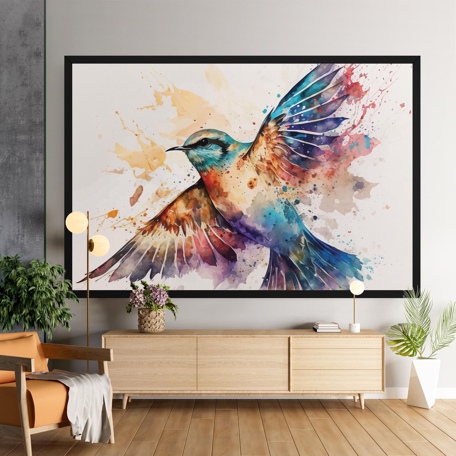 Painted Wings Bird mockup 9