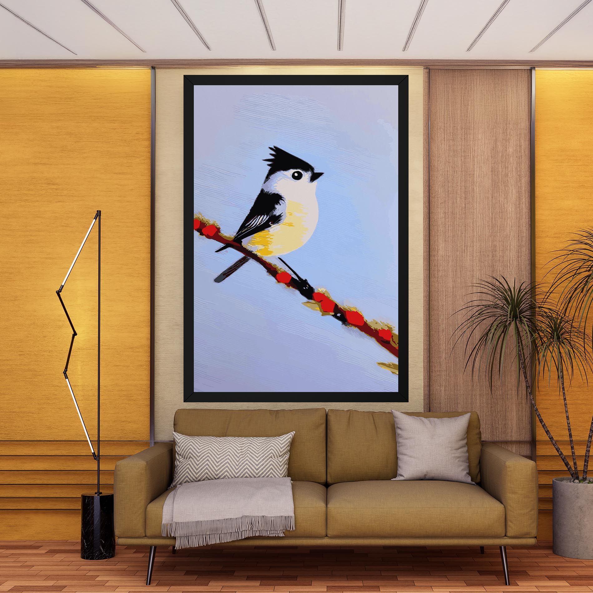 Bird Painting mockup 9