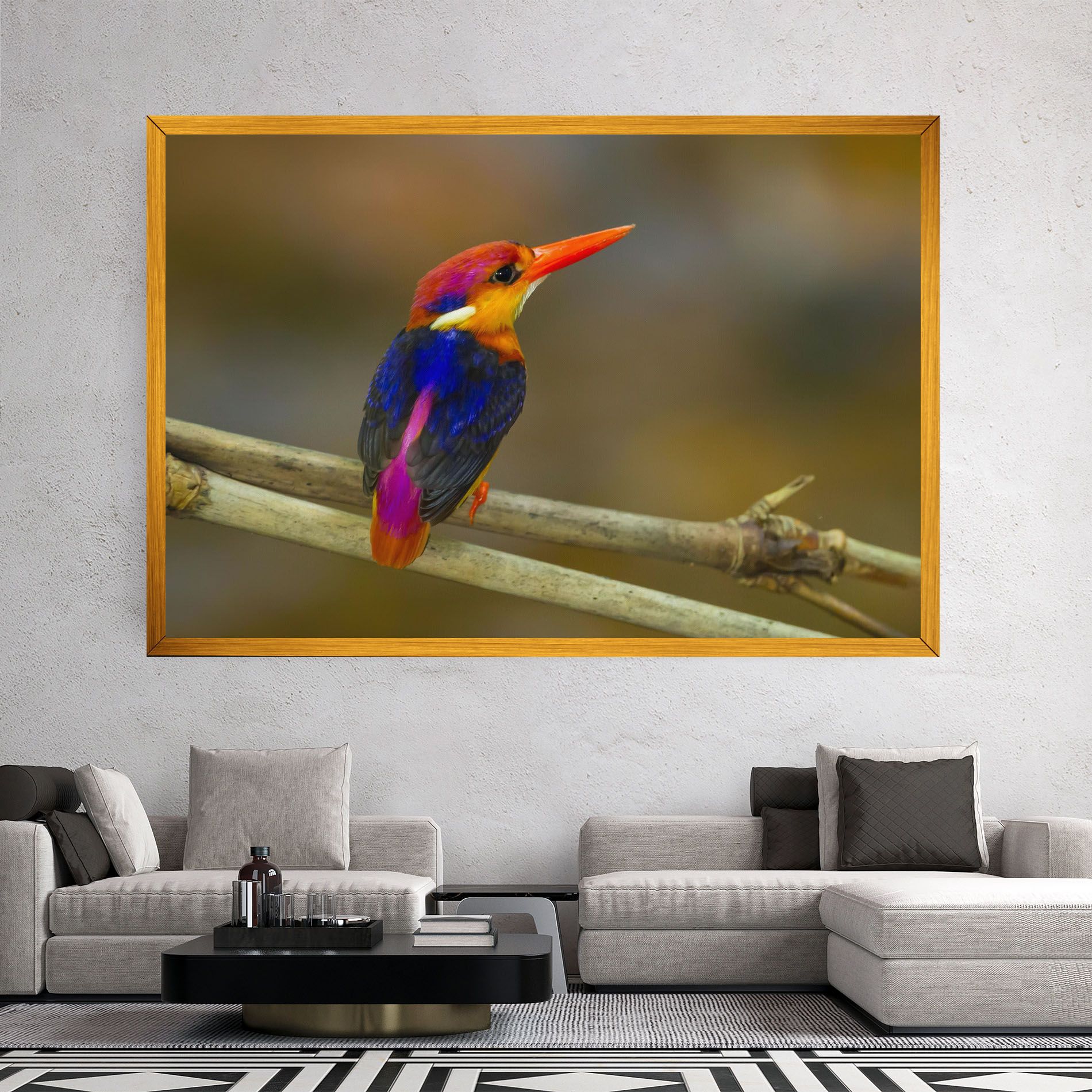 Colorful Bird mockup 2