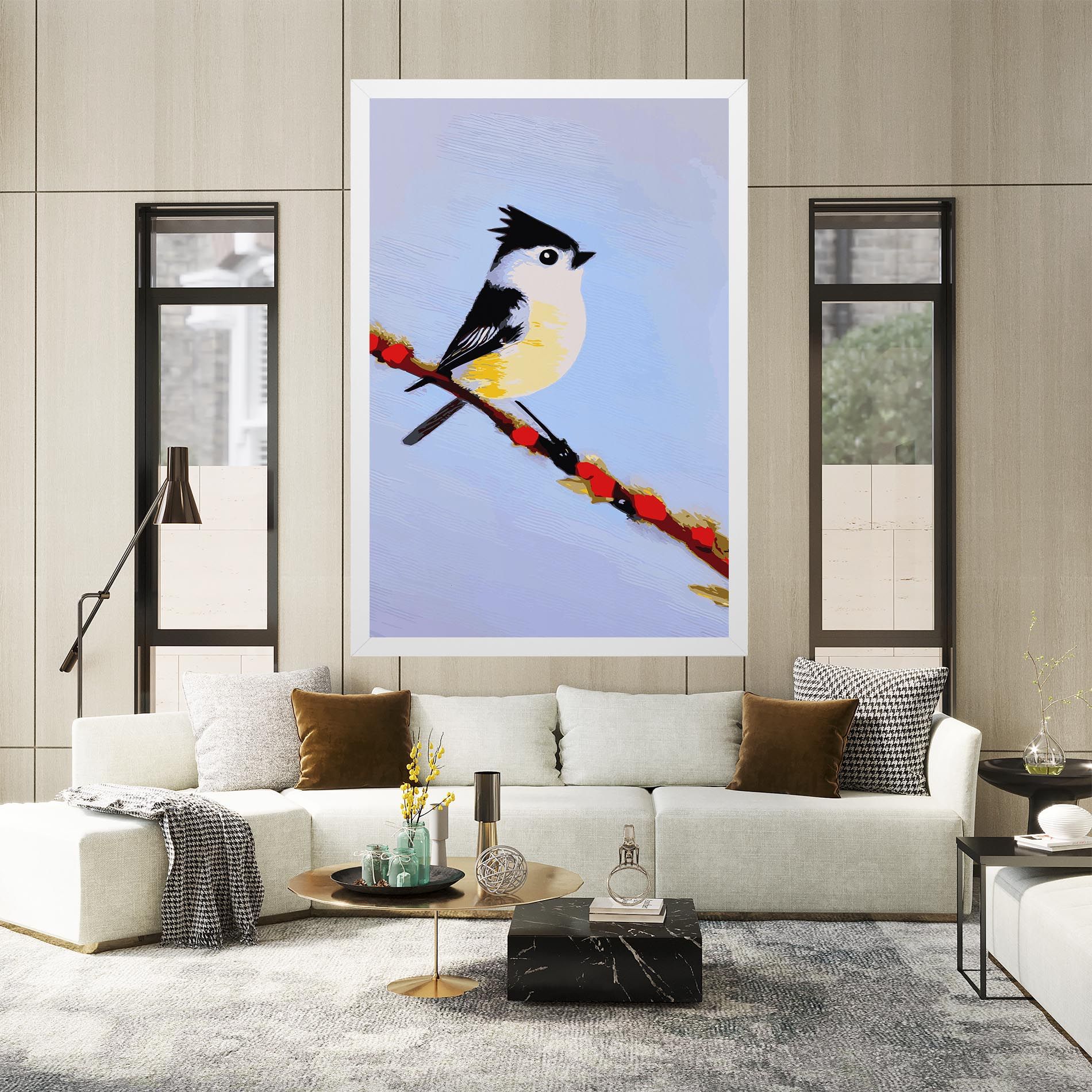 Bird Painting mockup 2