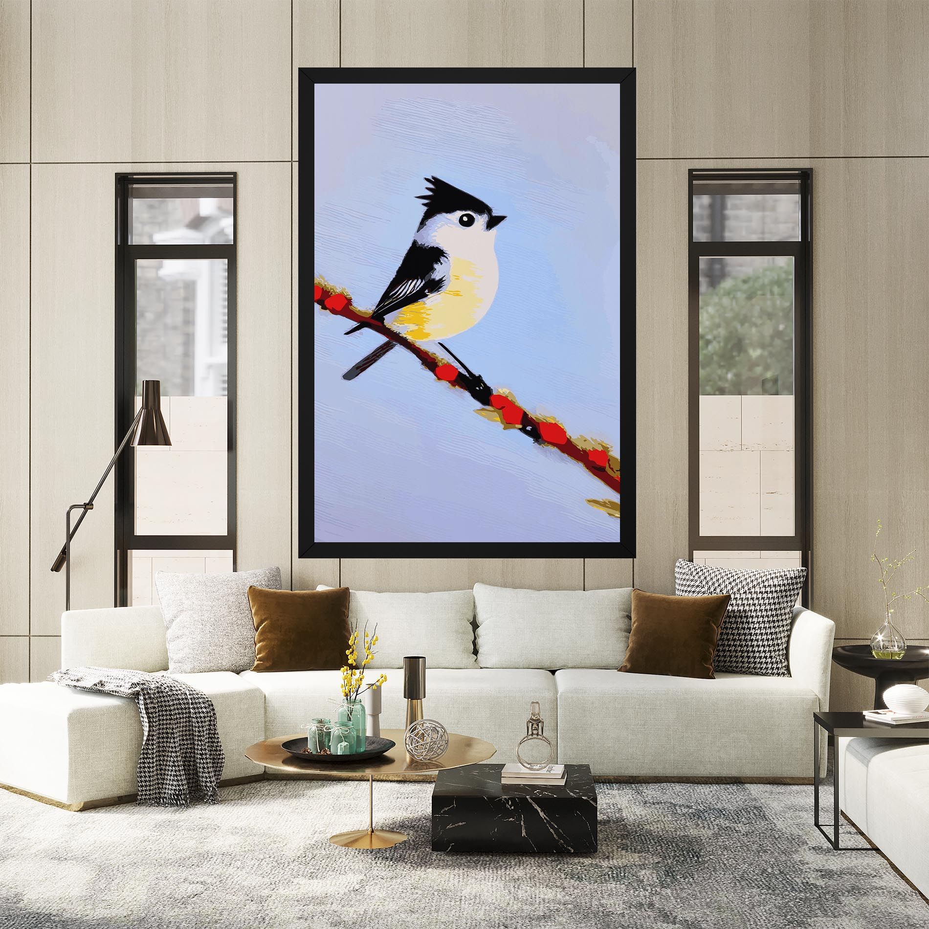 Bird Painting mockup 2
