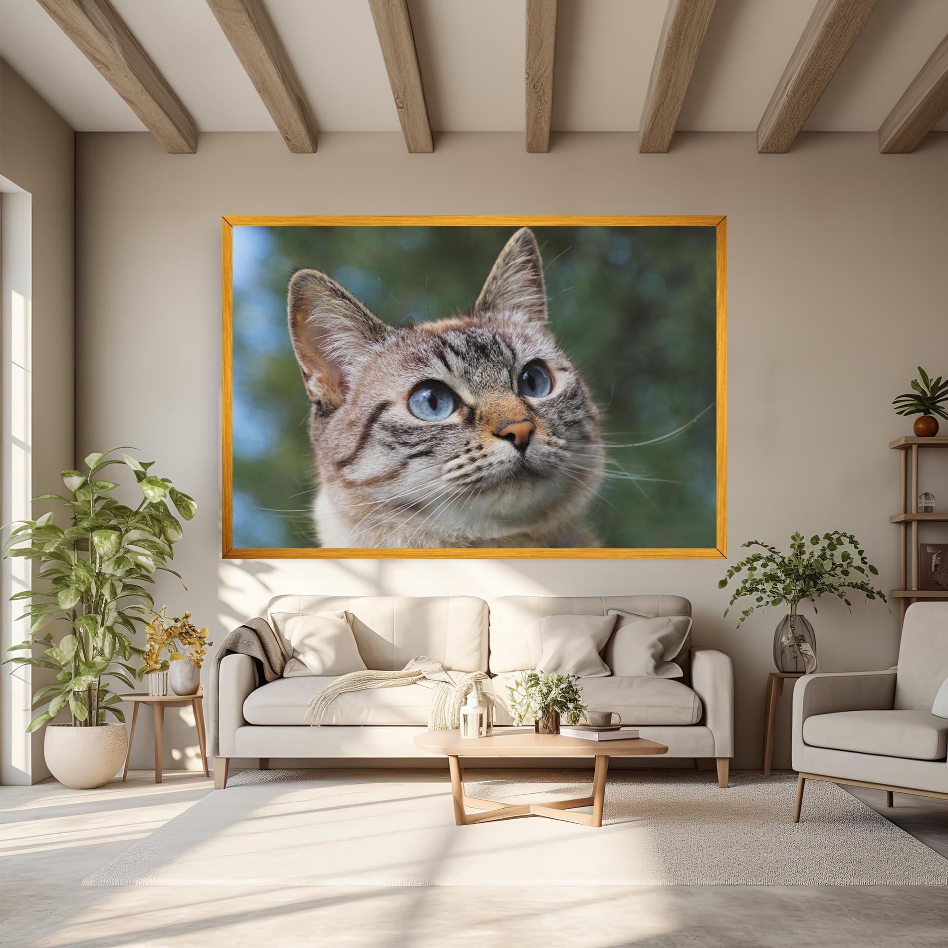 Leinwandbild Blue Eyes Cutie mockup 6