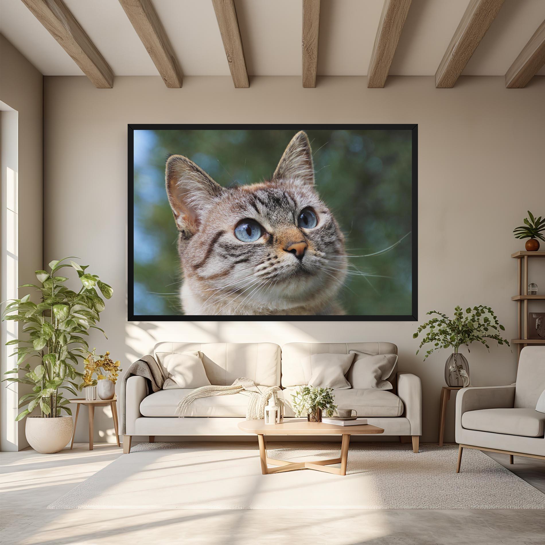 Leinwandbild Blue Eyes Cutie mockup 6