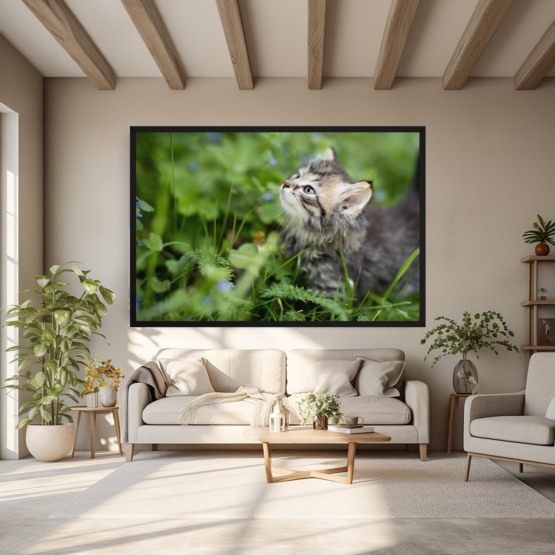 Leinwandbild Brown Baby Cat mockup 6