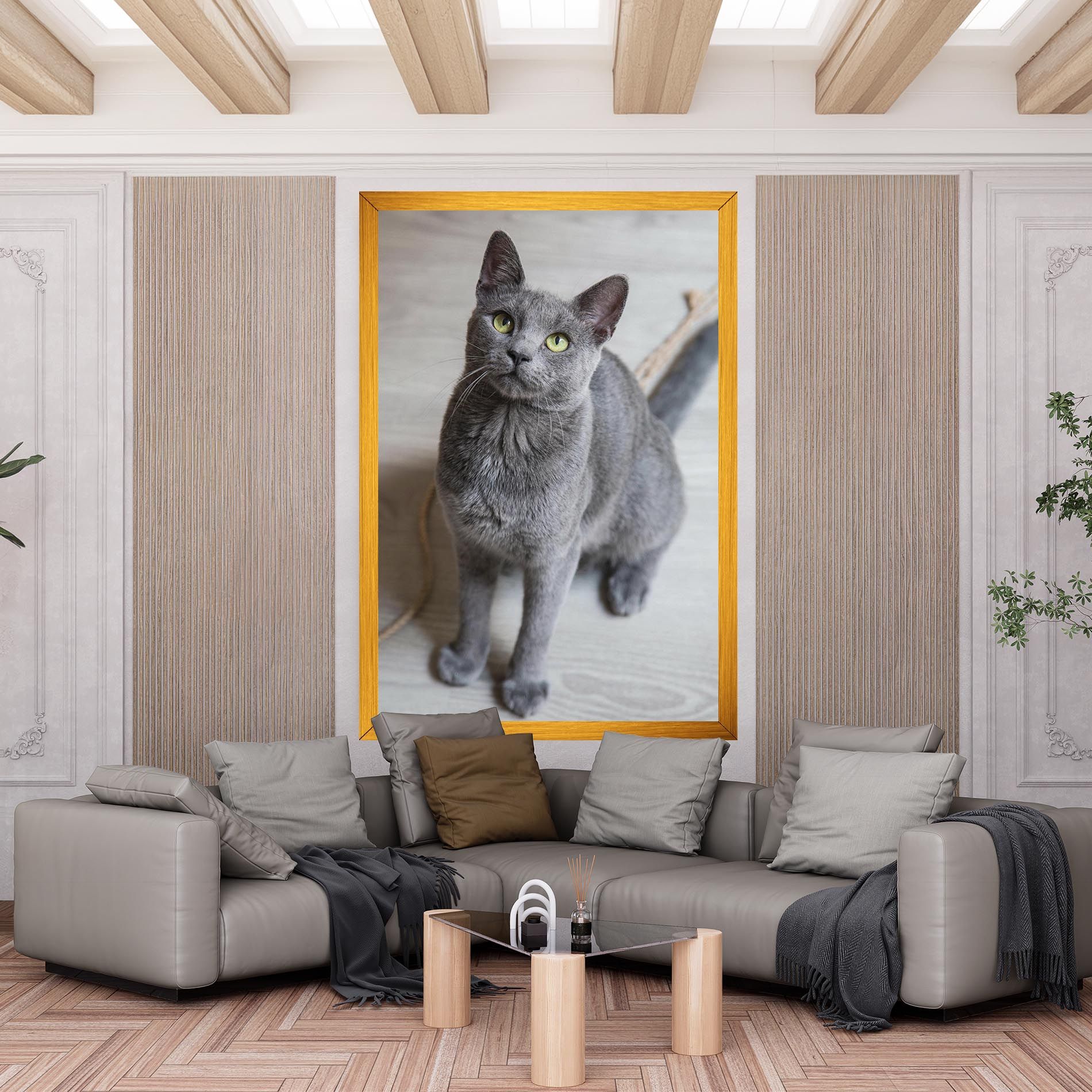 Grey Green Cat Eyes mockup 6