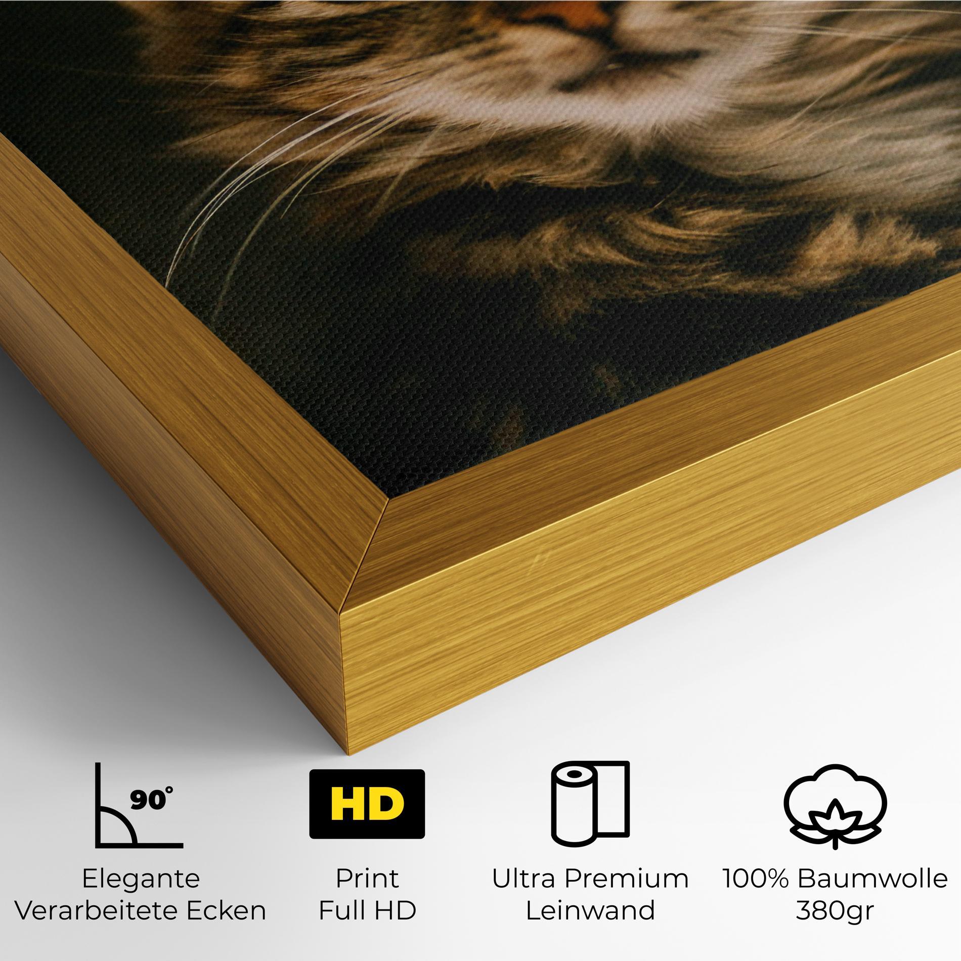 Leinwandbild Amazed Cat mockup 4