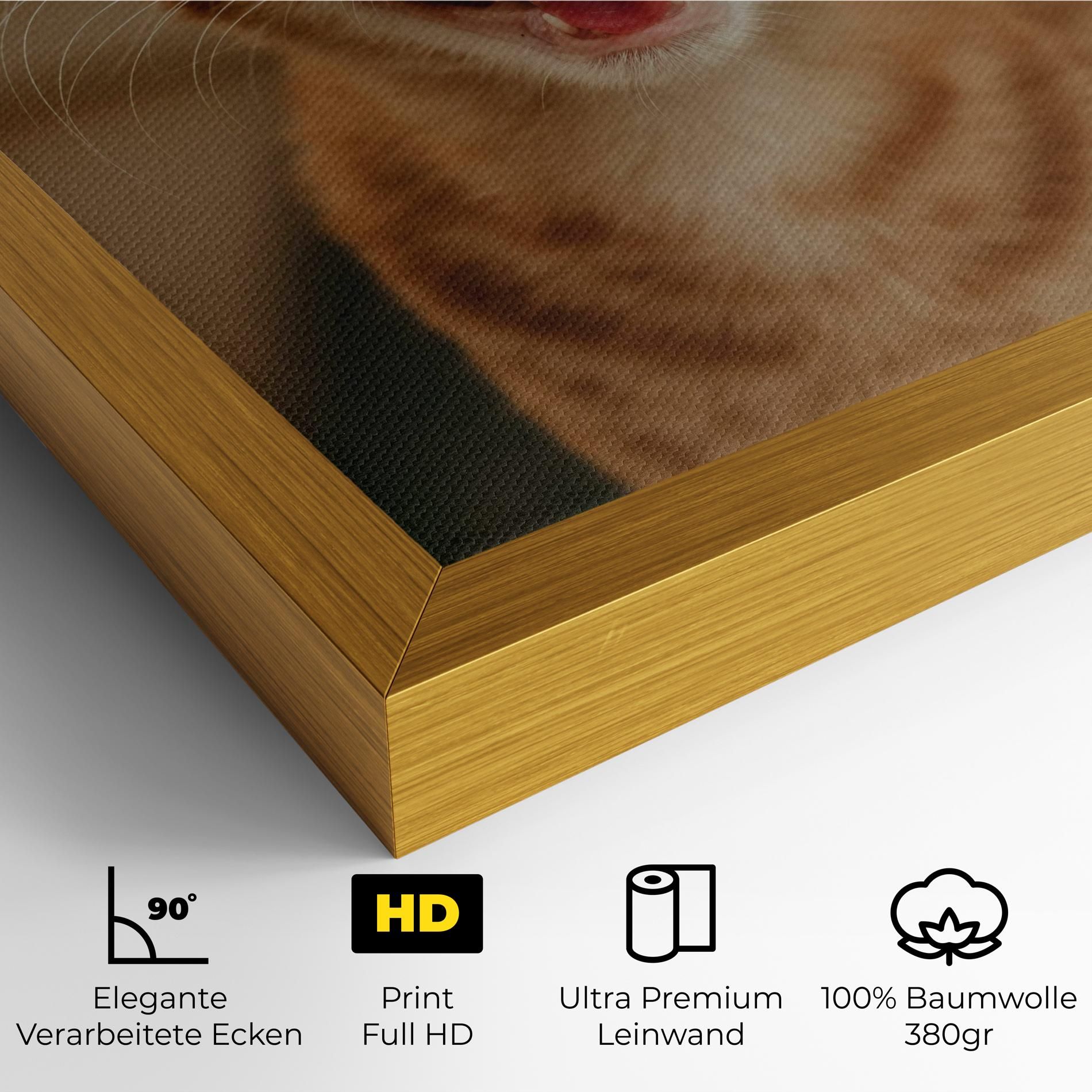 Orange Cat Smiling mockup 4