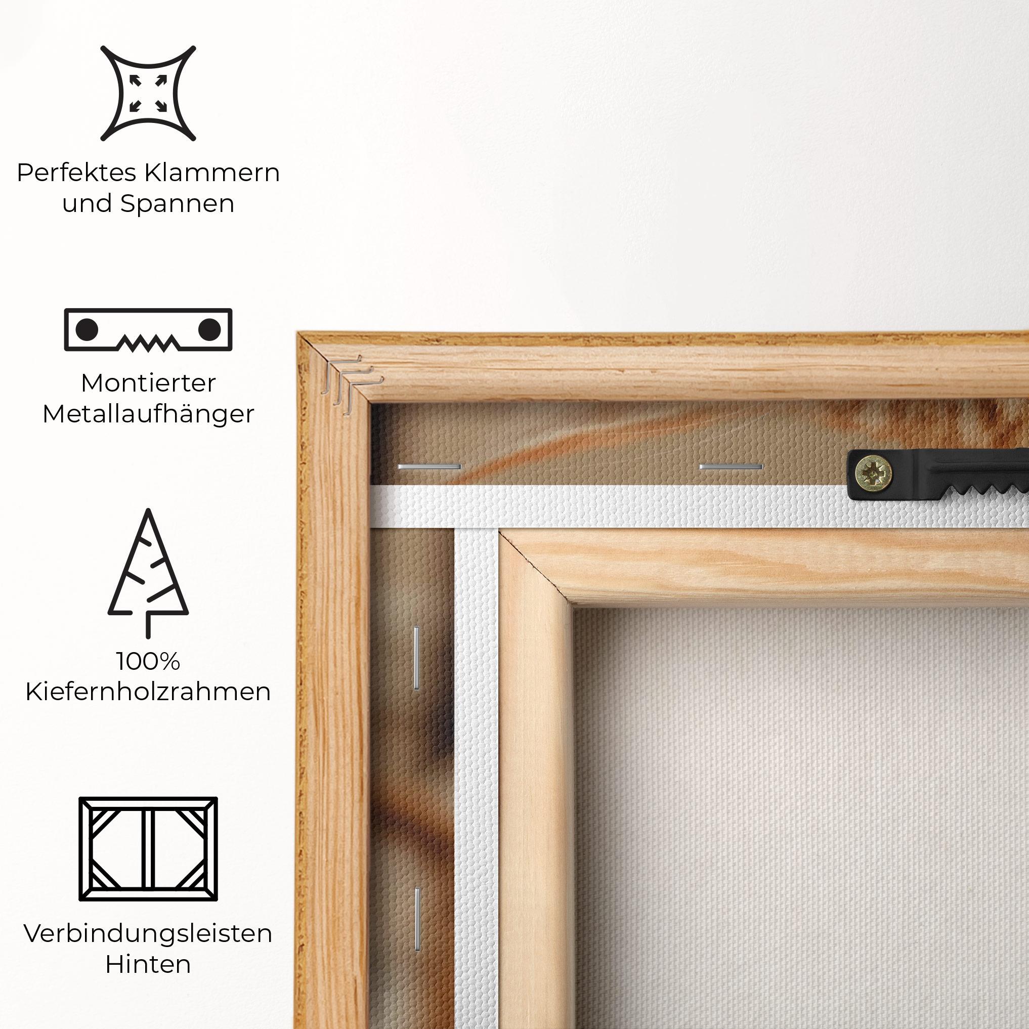 Leinwandbild Orange Cat Smiling mockup 5