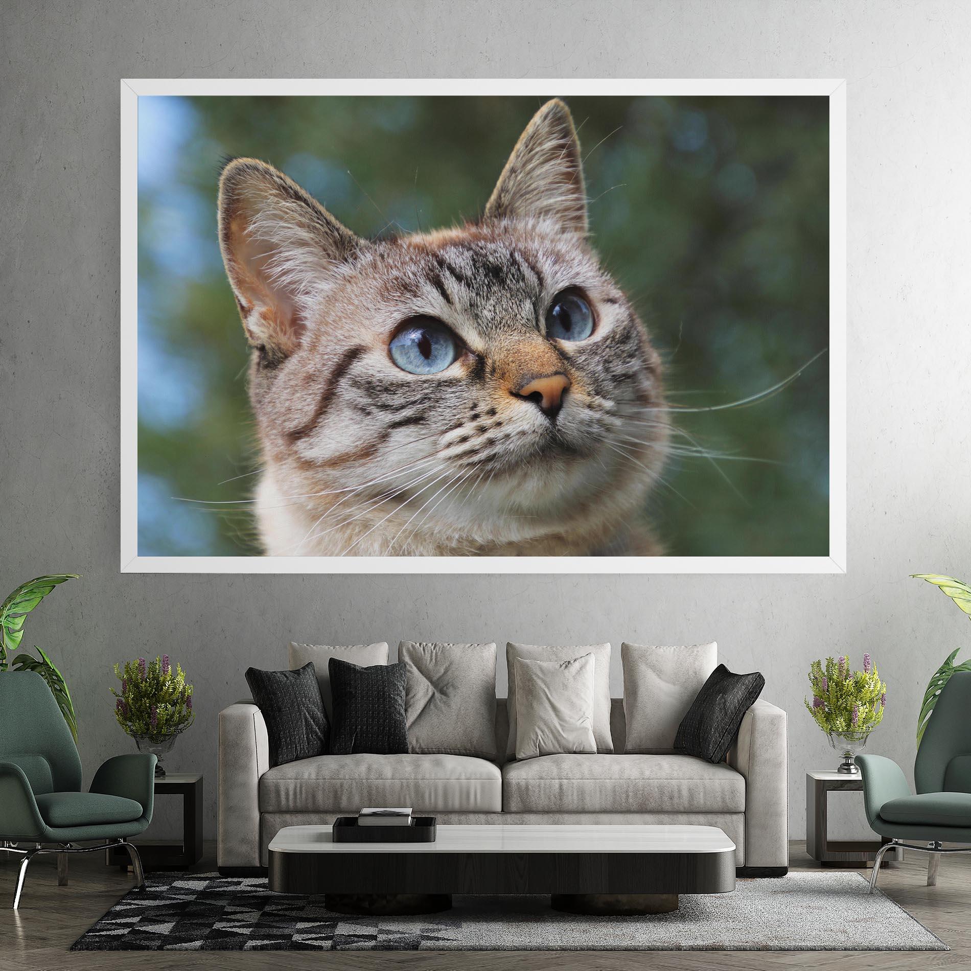 Leinwandbild Blue Eyes Cutie mockup 7