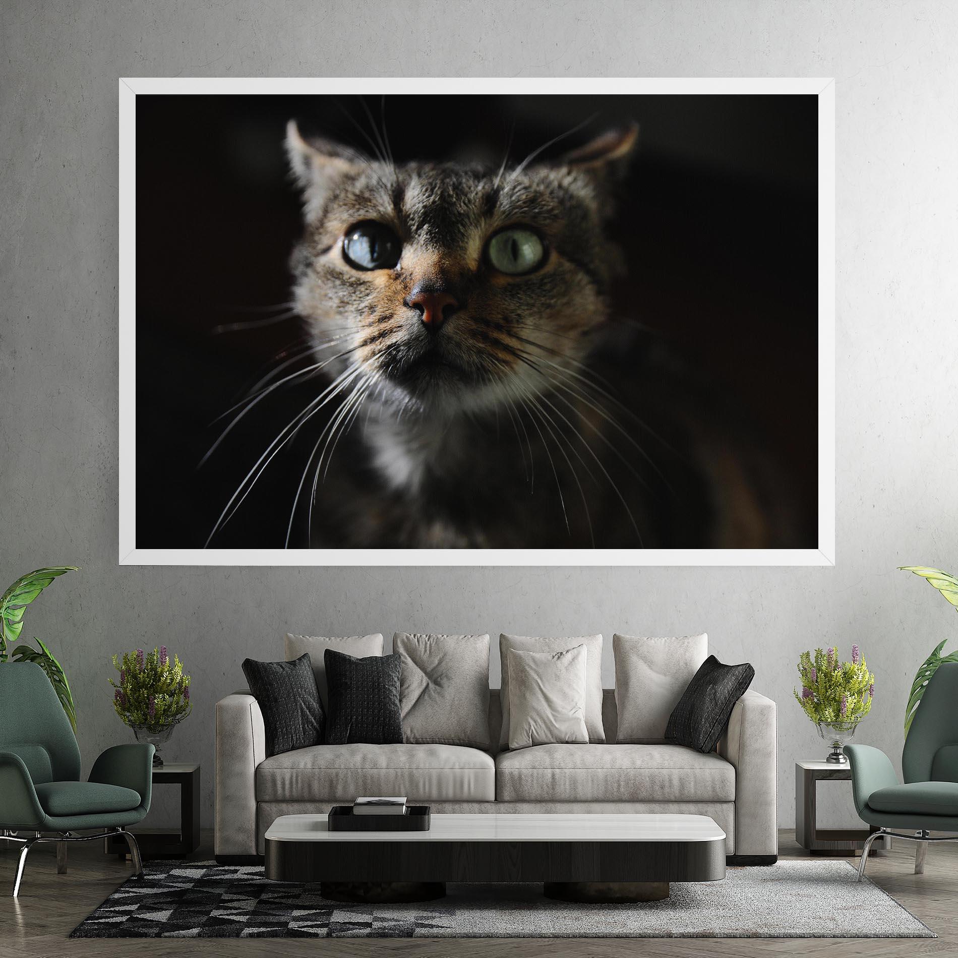 Leinwandbild Playful Cat mockup 7