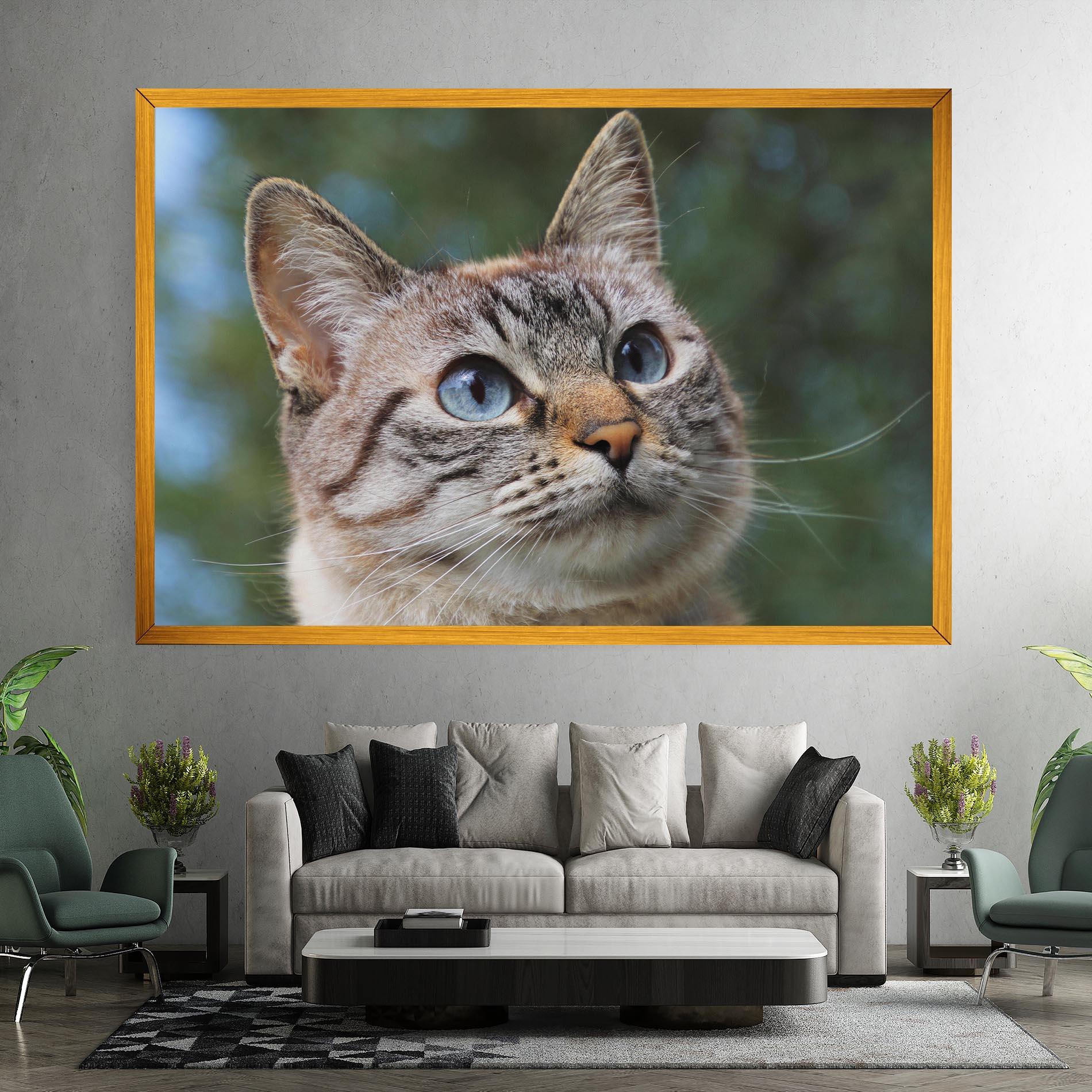 Leinwandbild Blue Eyes Cutie mockup 7