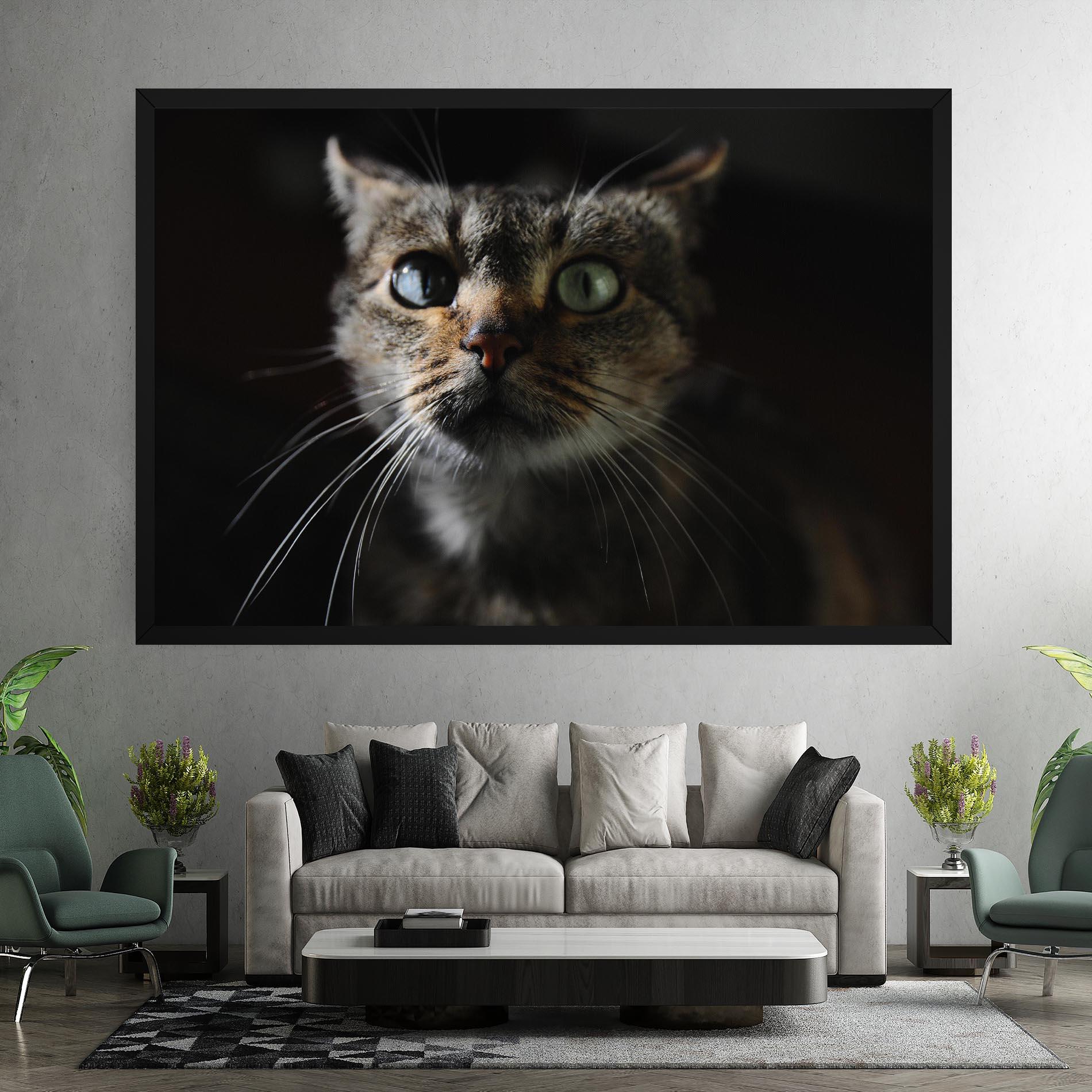 Leinwandbild Playful Cat mockup 7