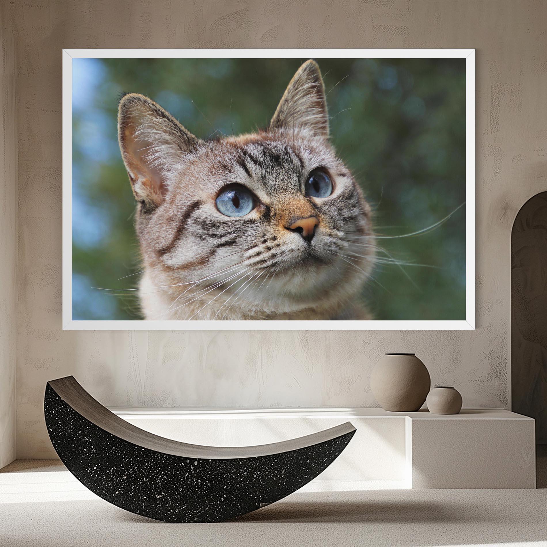 Leinwandbild Blue Eyes Cutie mockup 8