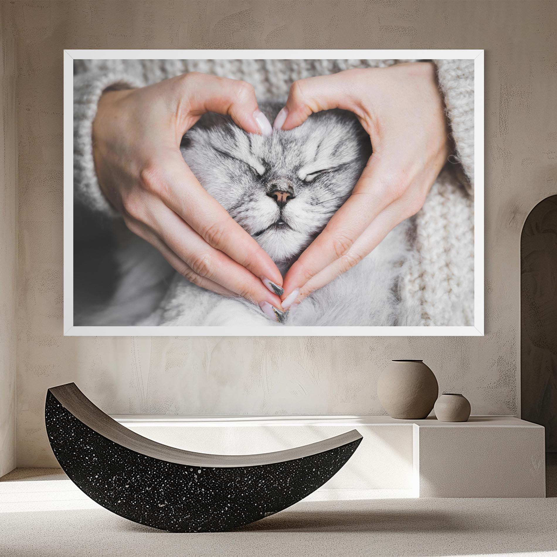 Leinwandbild Lovely Cat mockup 8
