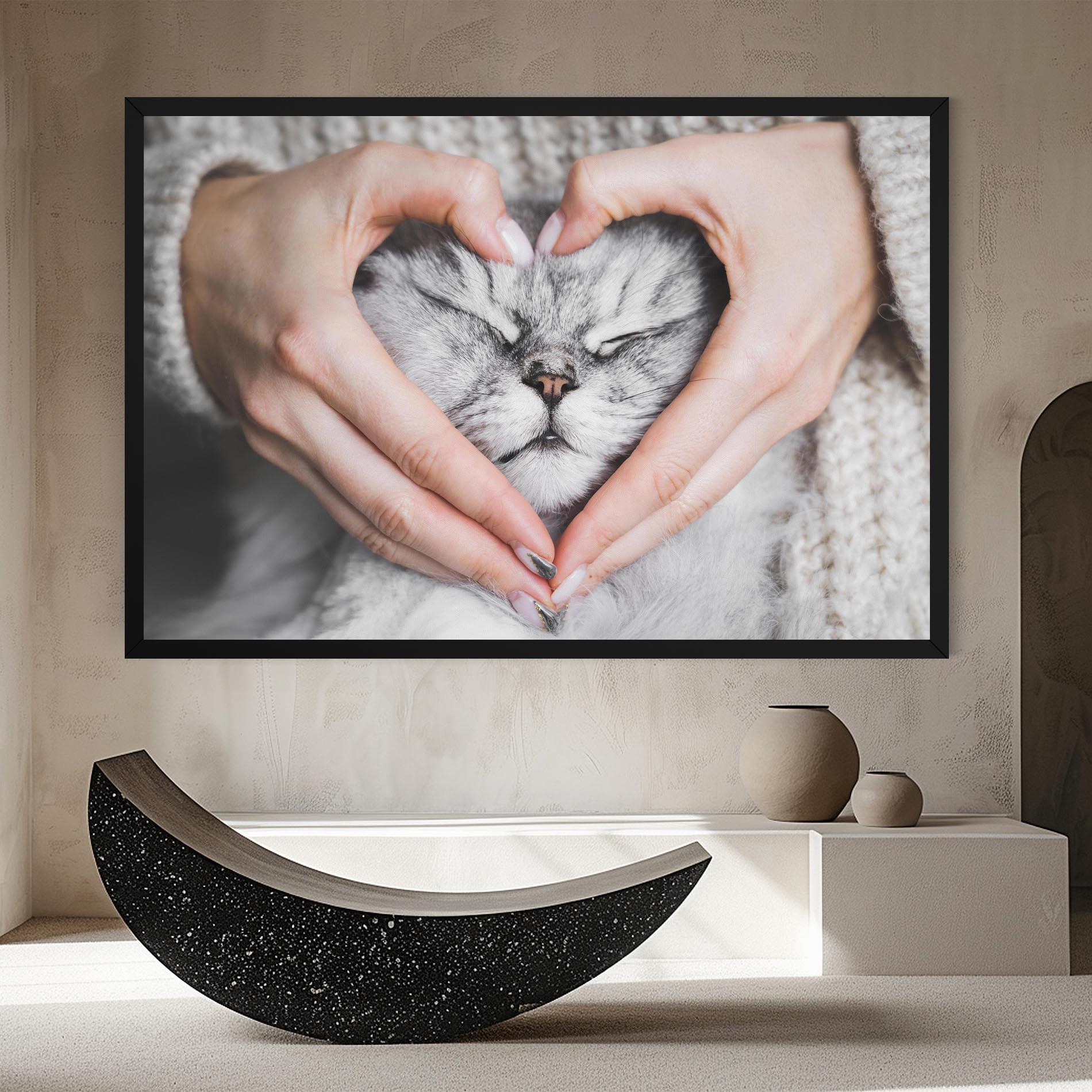 Leinwandbild Lovely Cat mockup 8