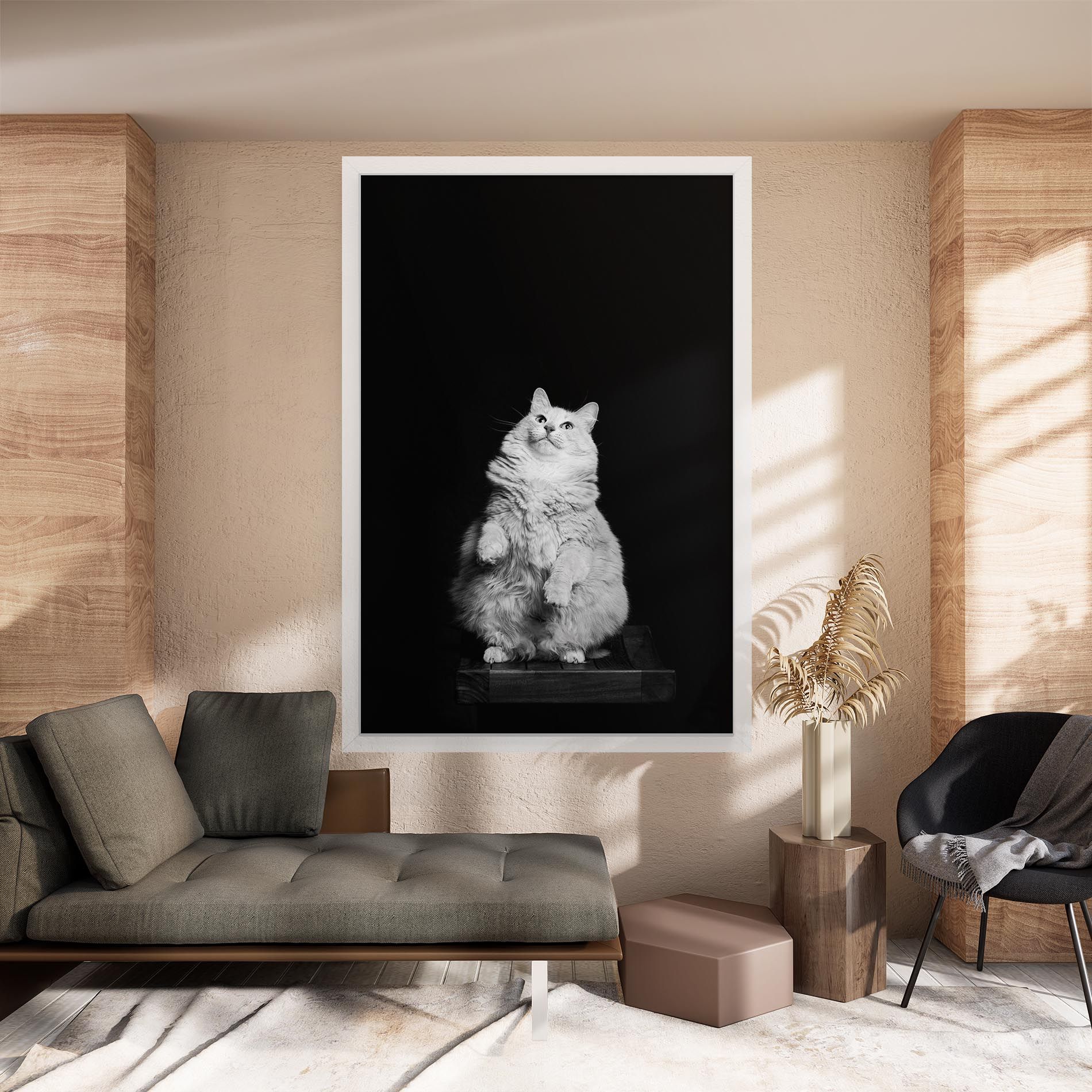 Big Fluffy Cat mockup 8
