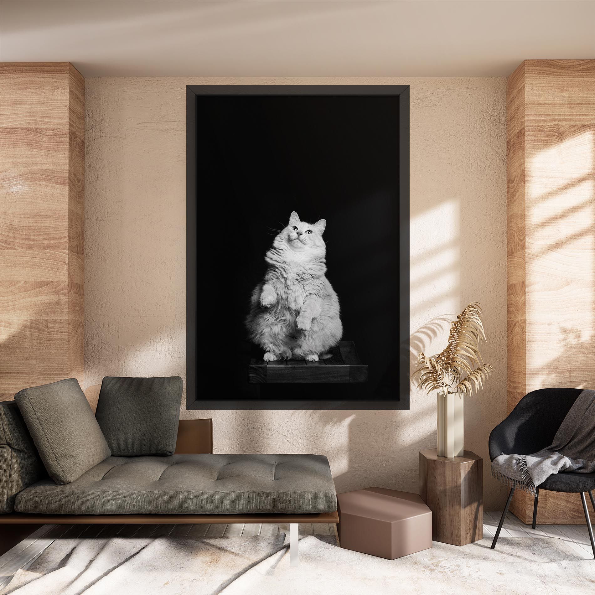 Big Fluffy Cat mockup 8