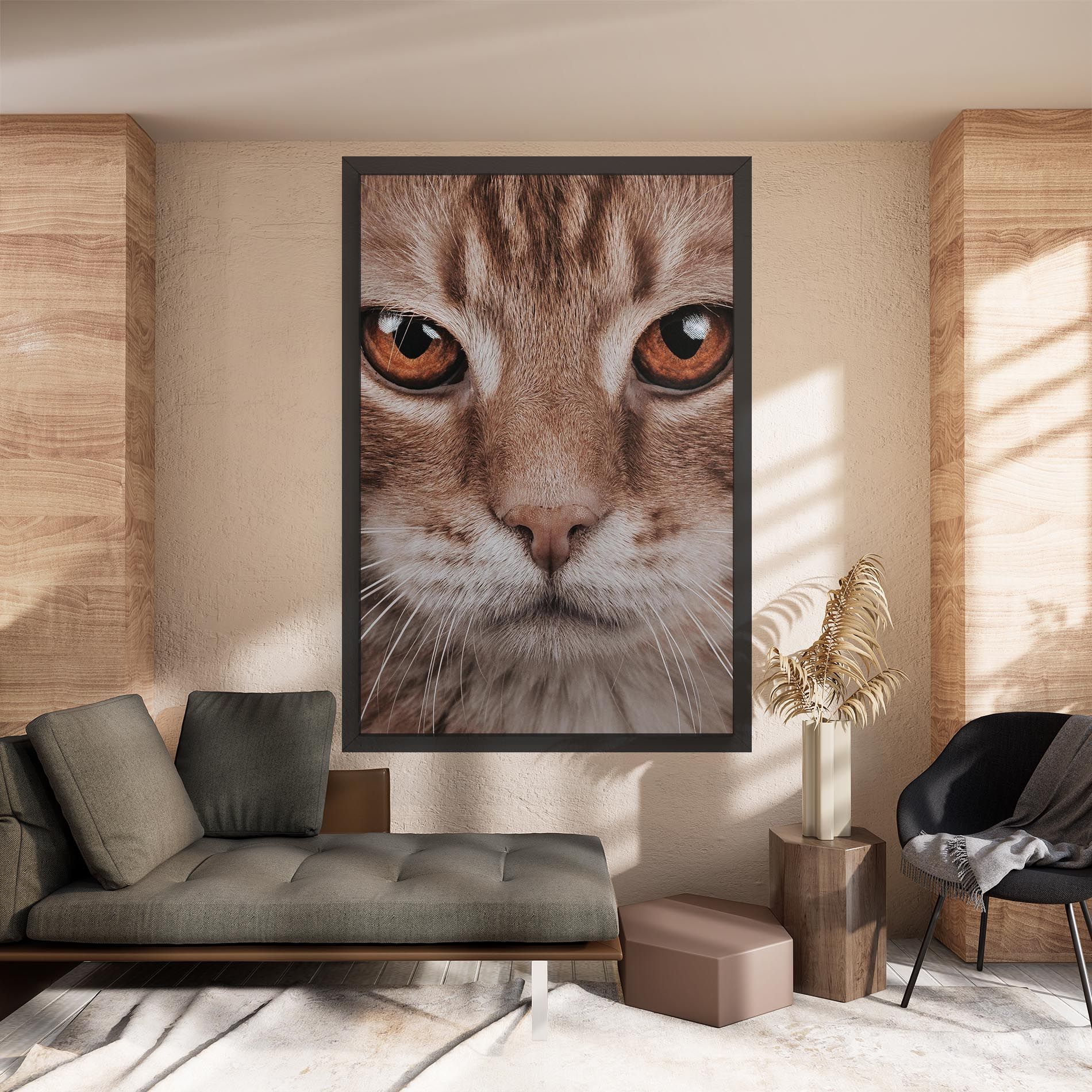 Fire Eyes Cat mockup 8