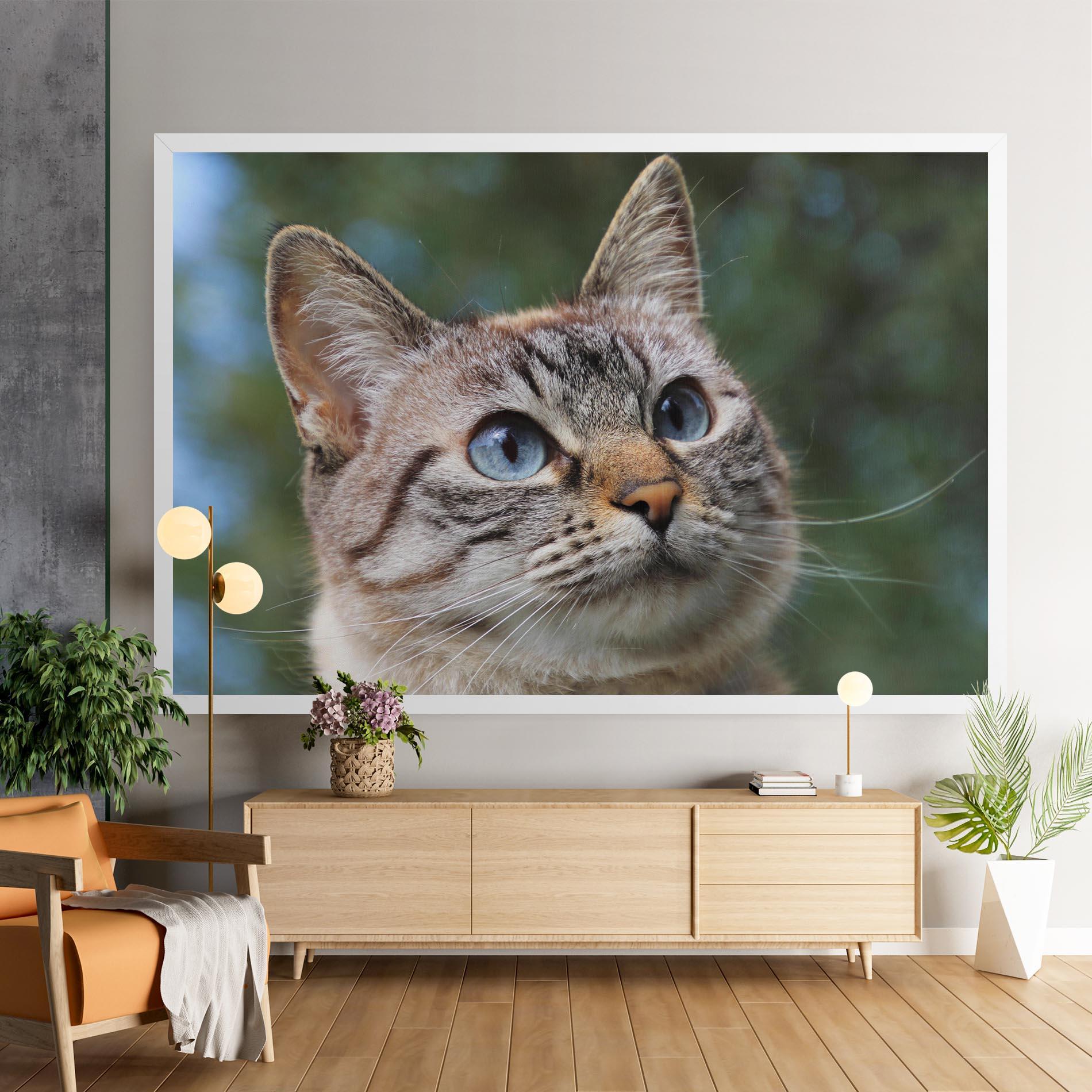 Leinwandbild Blue Eyes Cutie mockup 9