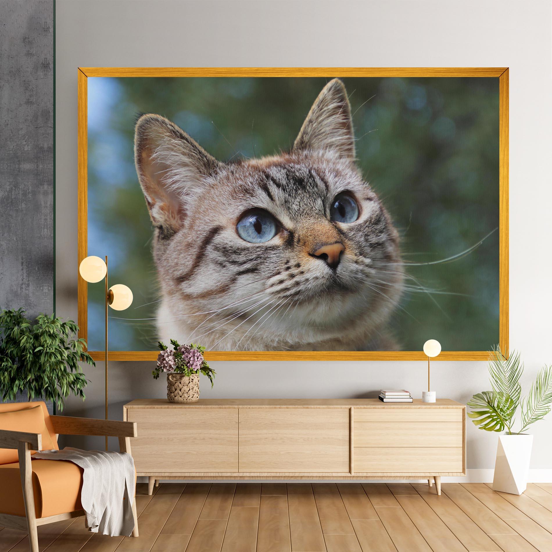 Leinwandbild Blue Eyes Cutie mockup 9