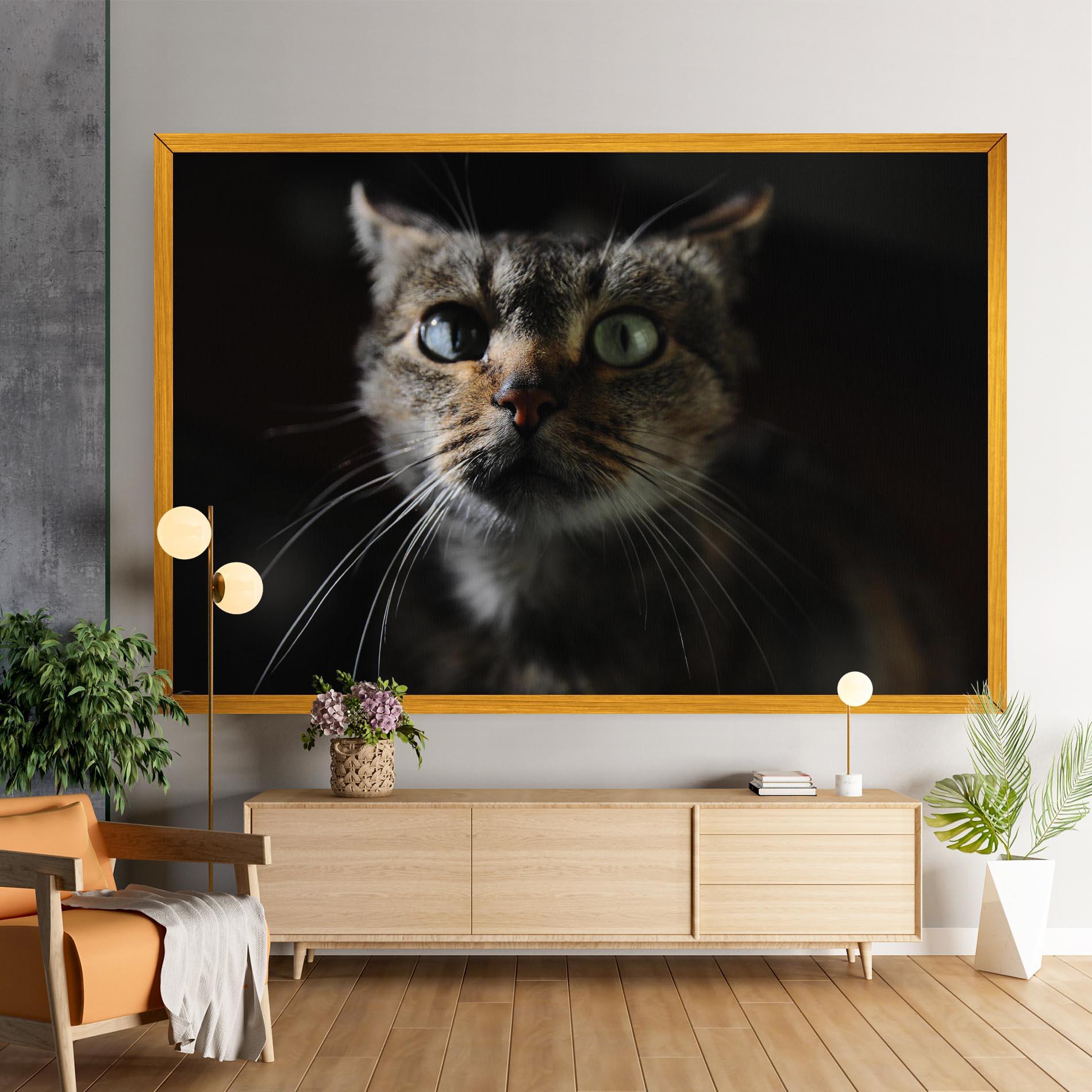 Leinwandbild Playful Cat mockup 9