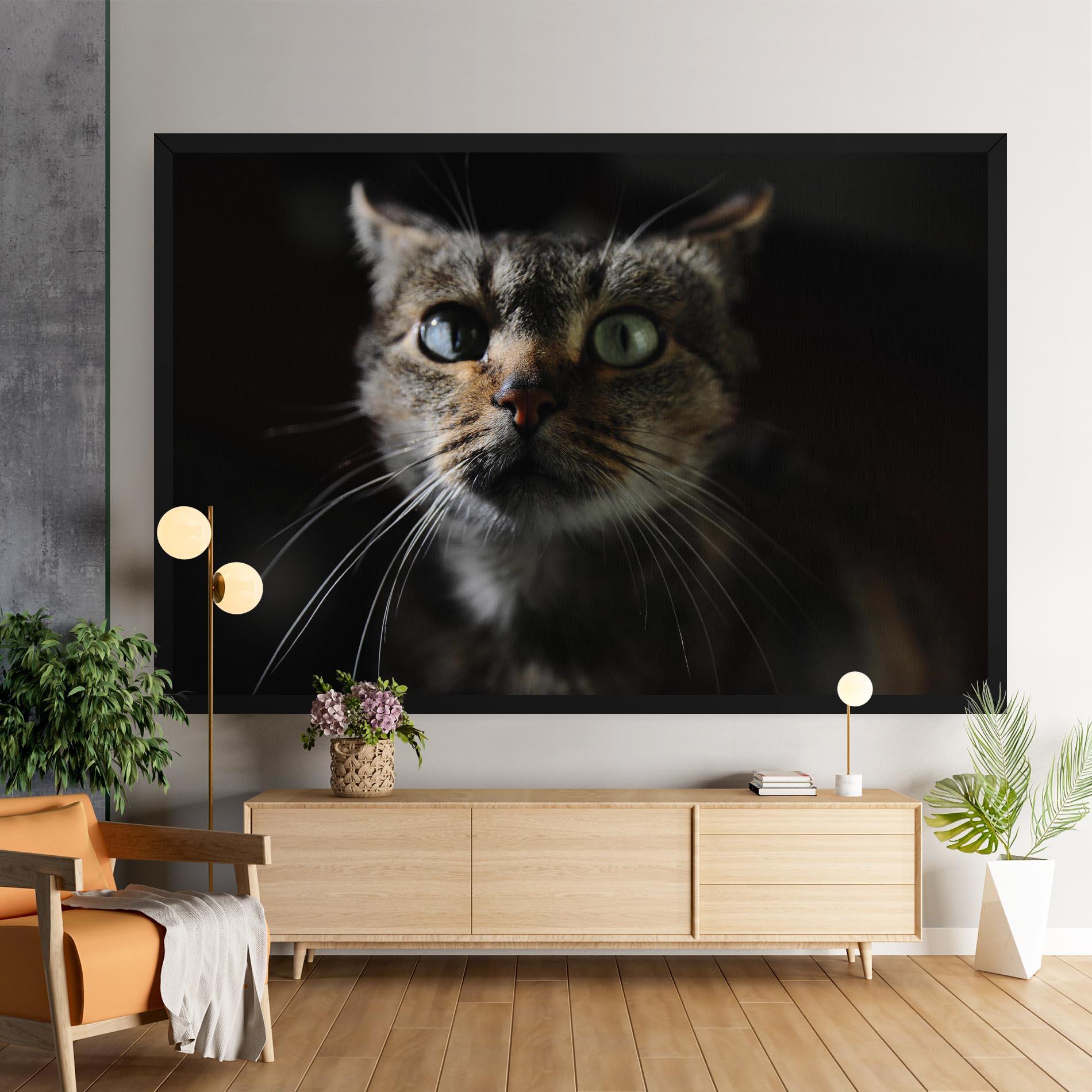 Leinwandbild Playful Cat mockup 9