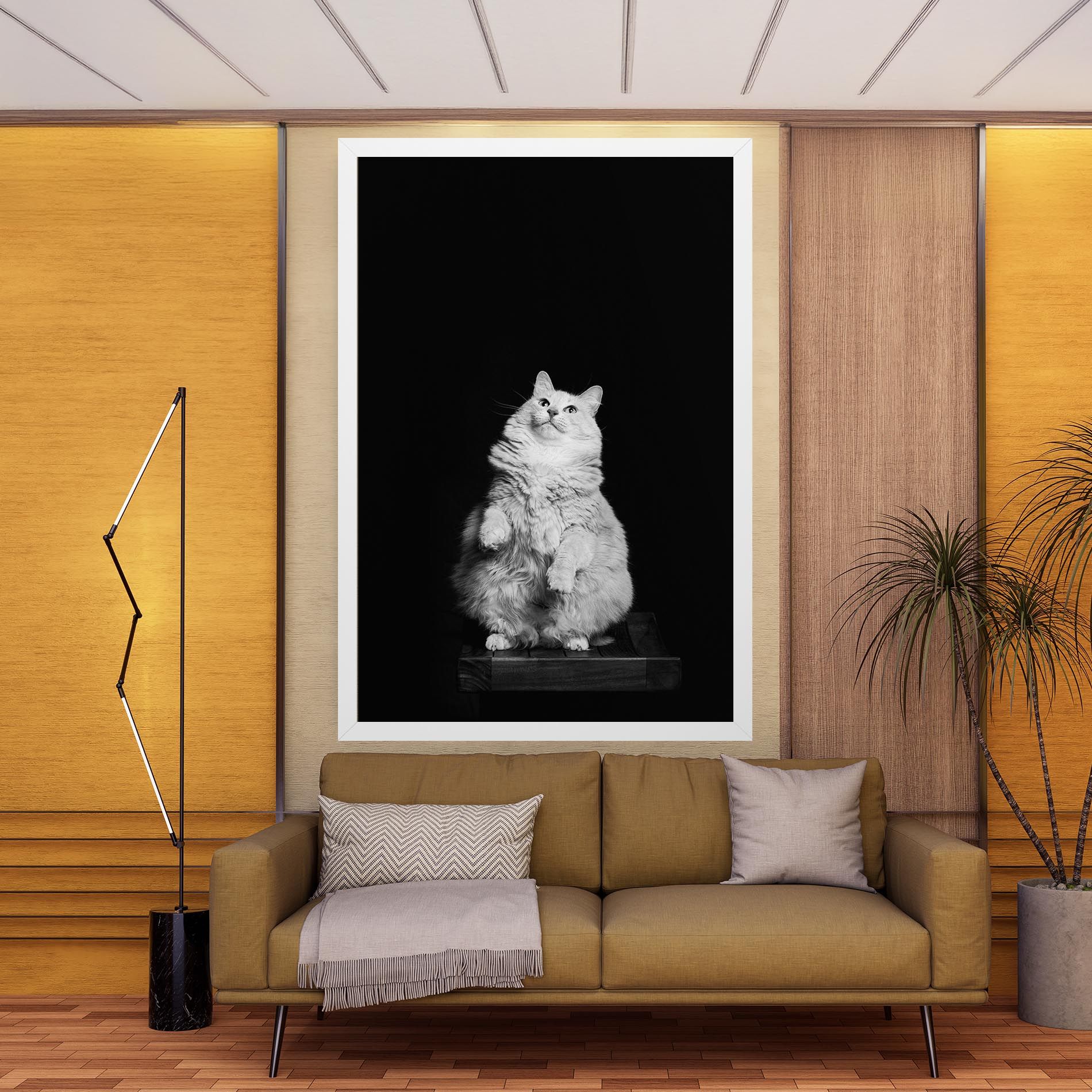 Big Fluffy Cat mockup 9